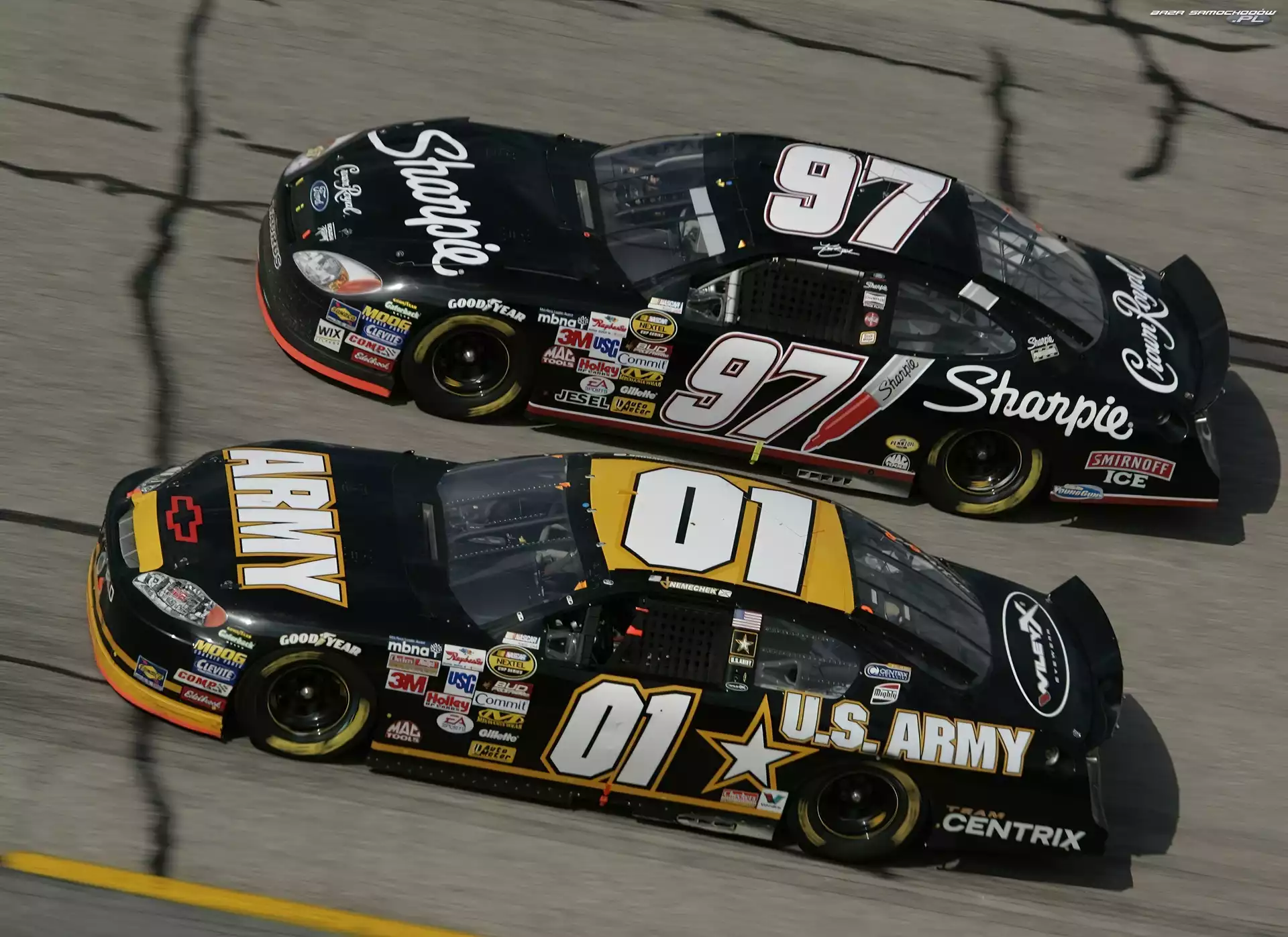 Samochody, Nascar, Czarne