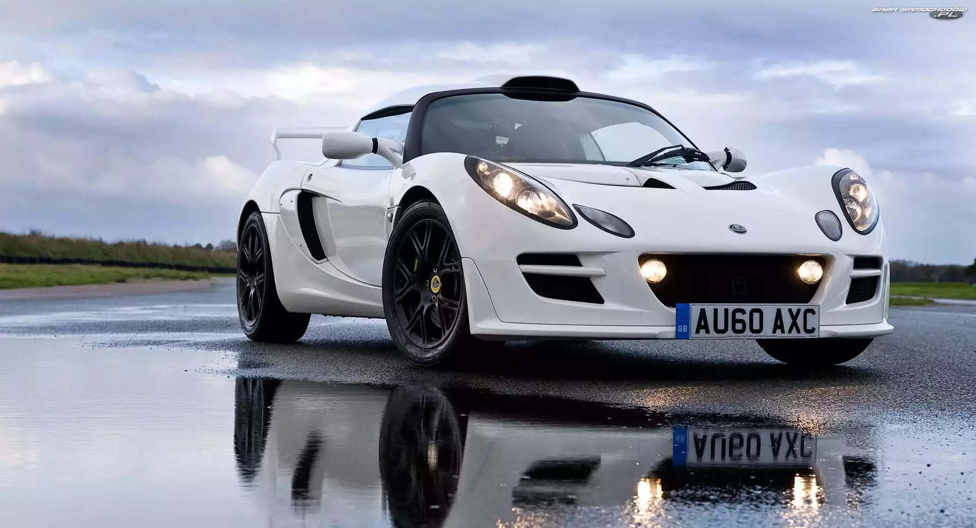 Nawierzchnia, Lotus Exige S, Mokra