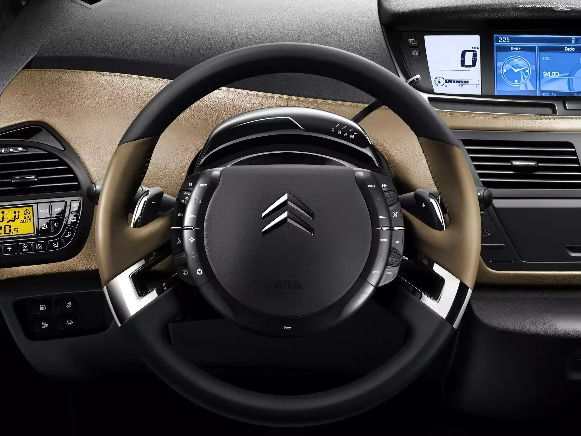 Nawiewy, Citroen C4 Picasso, Kierownica
