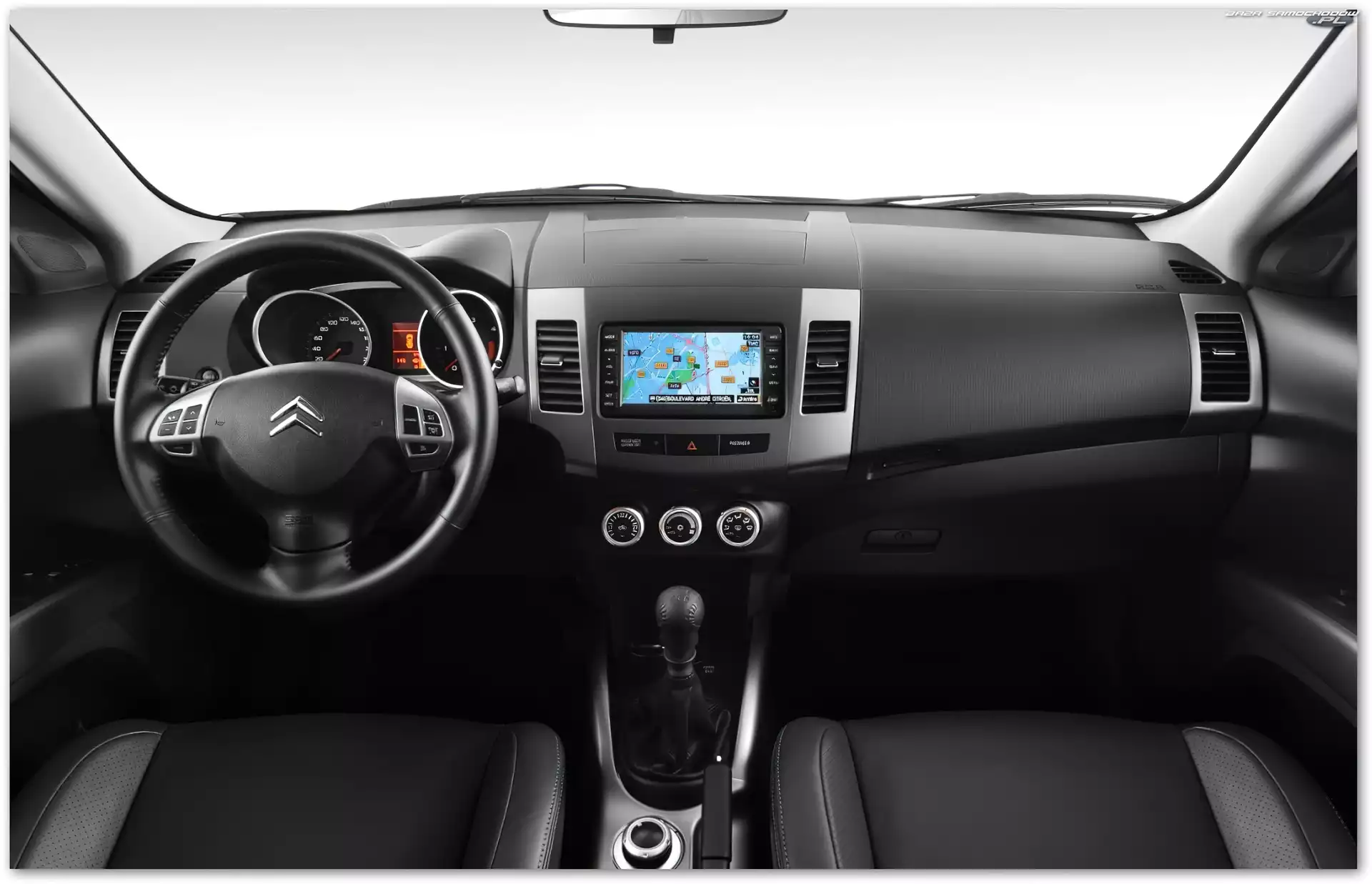 Nawigacja, Wnętrze, Citroen C-Crosser