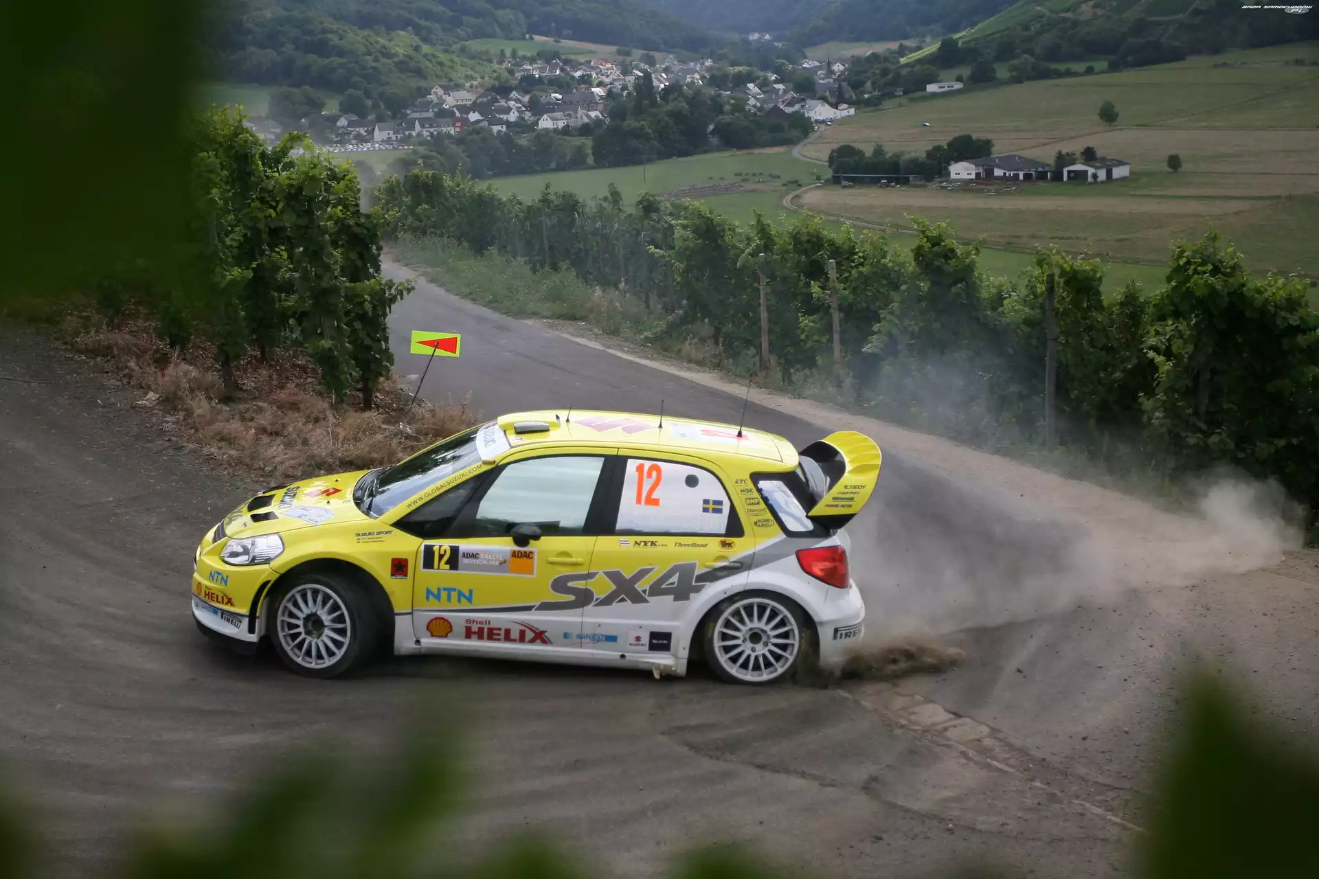 Nawrót, Suzuki SX4, Rajd