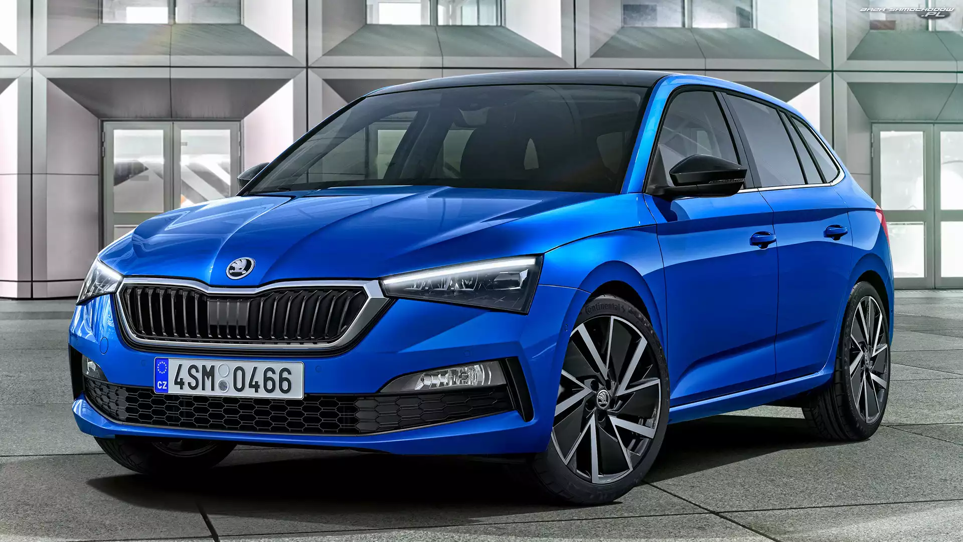 Niebieska, Skoda Scala