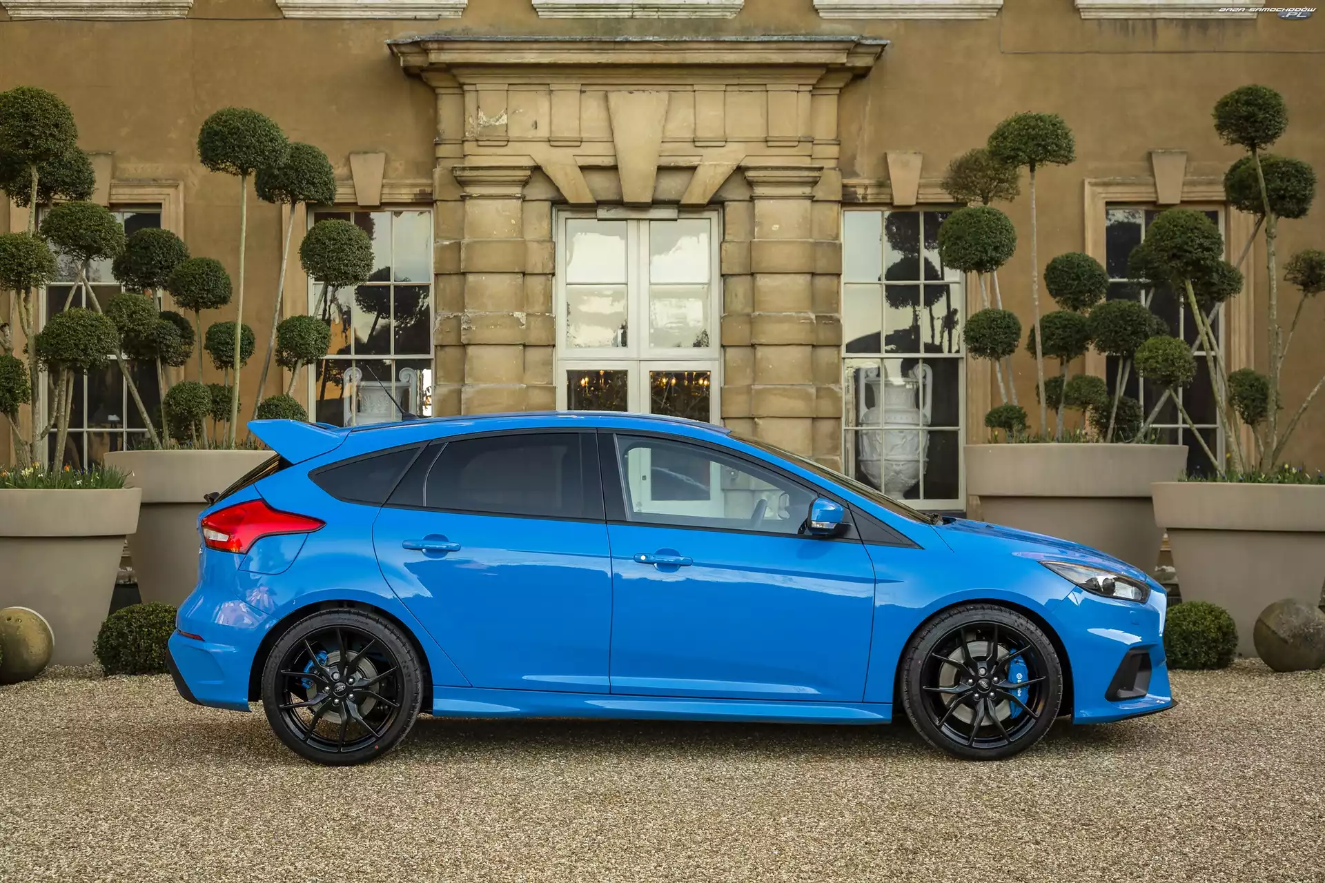2016, Niebieski, Ford Focus Mk III RS