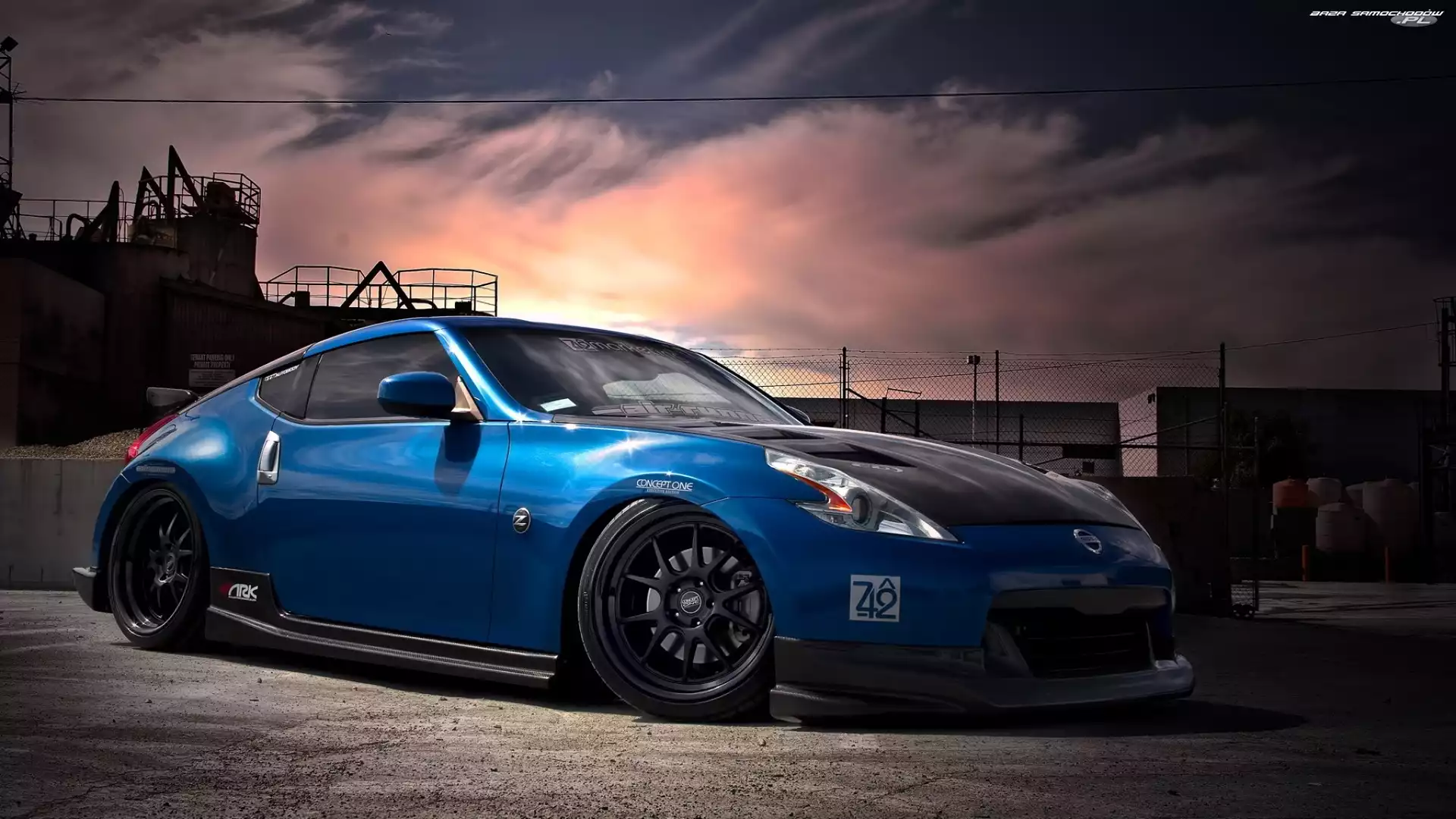 Niebieski, Nissan 370 Z