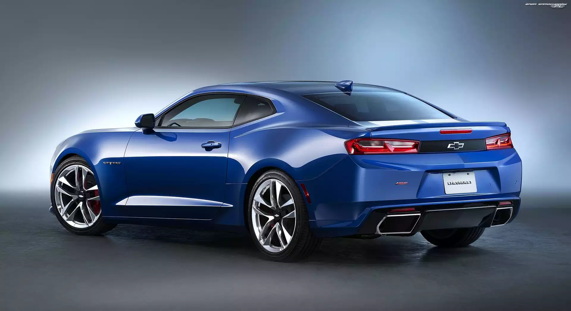 Camaro, Niebieski, Chevrolet