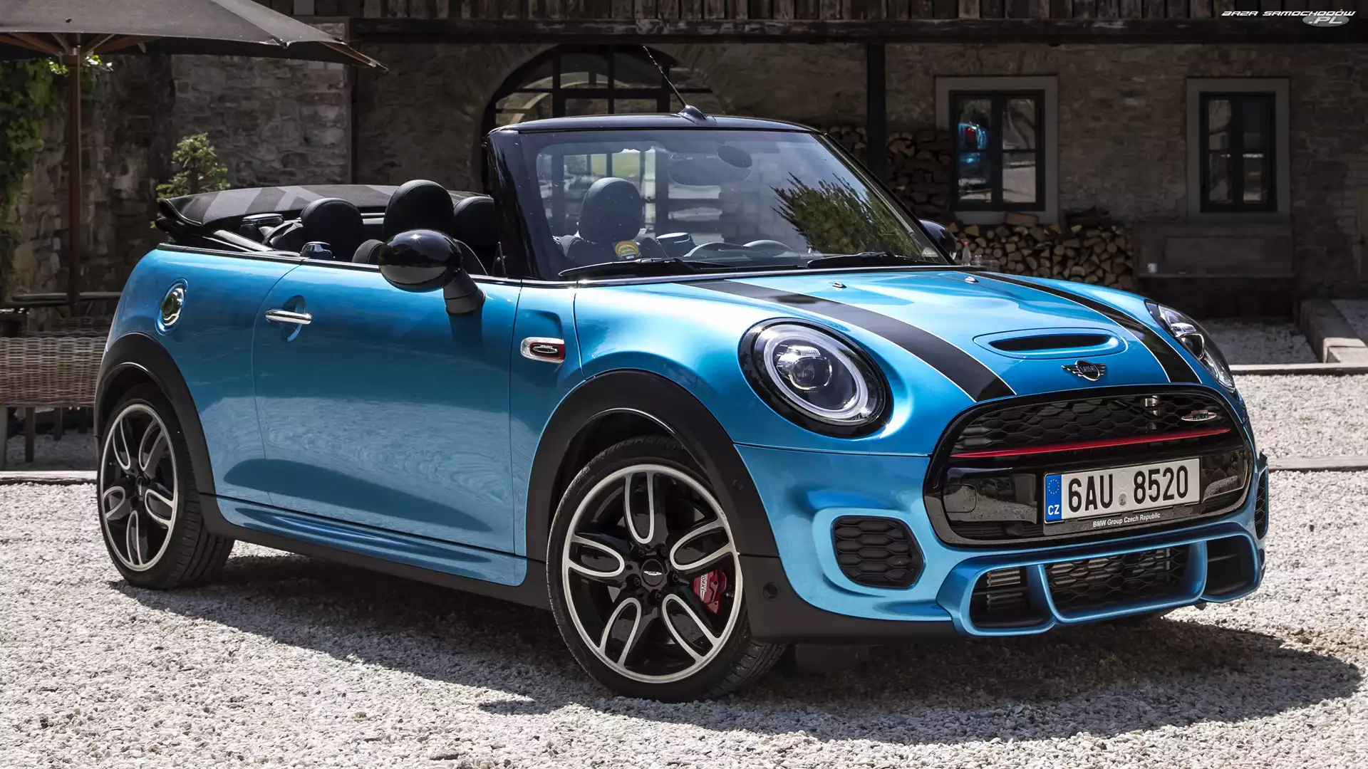 Niebieski, Mini Cabrio Cooper S
