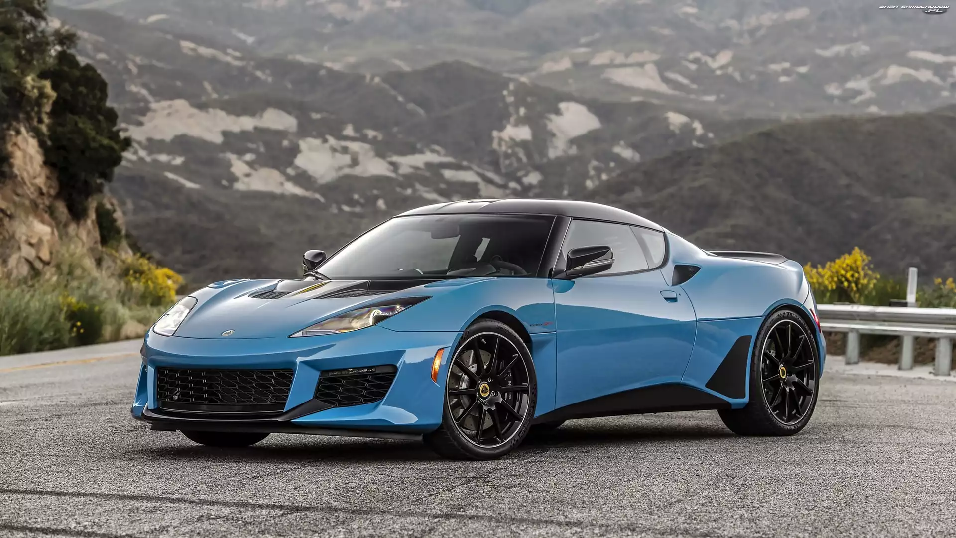 Niebieski, Lotus Evora GT