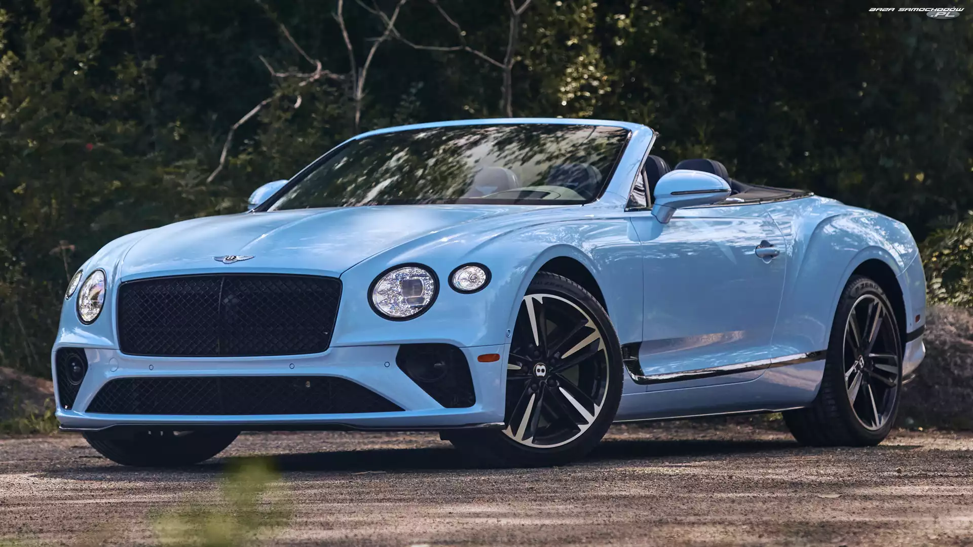 Niebieski, Bentley Continental GT Cabrio