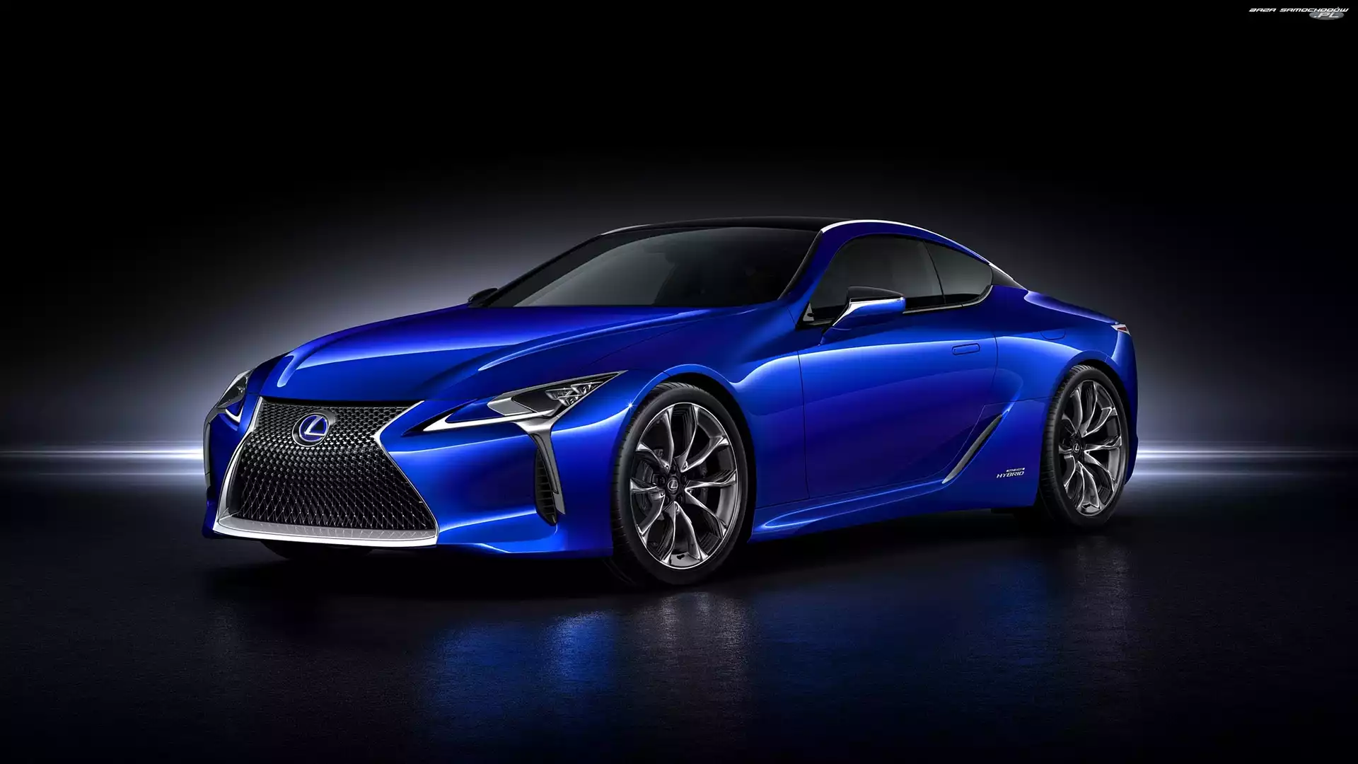 Niebieski, Lexus LC 500