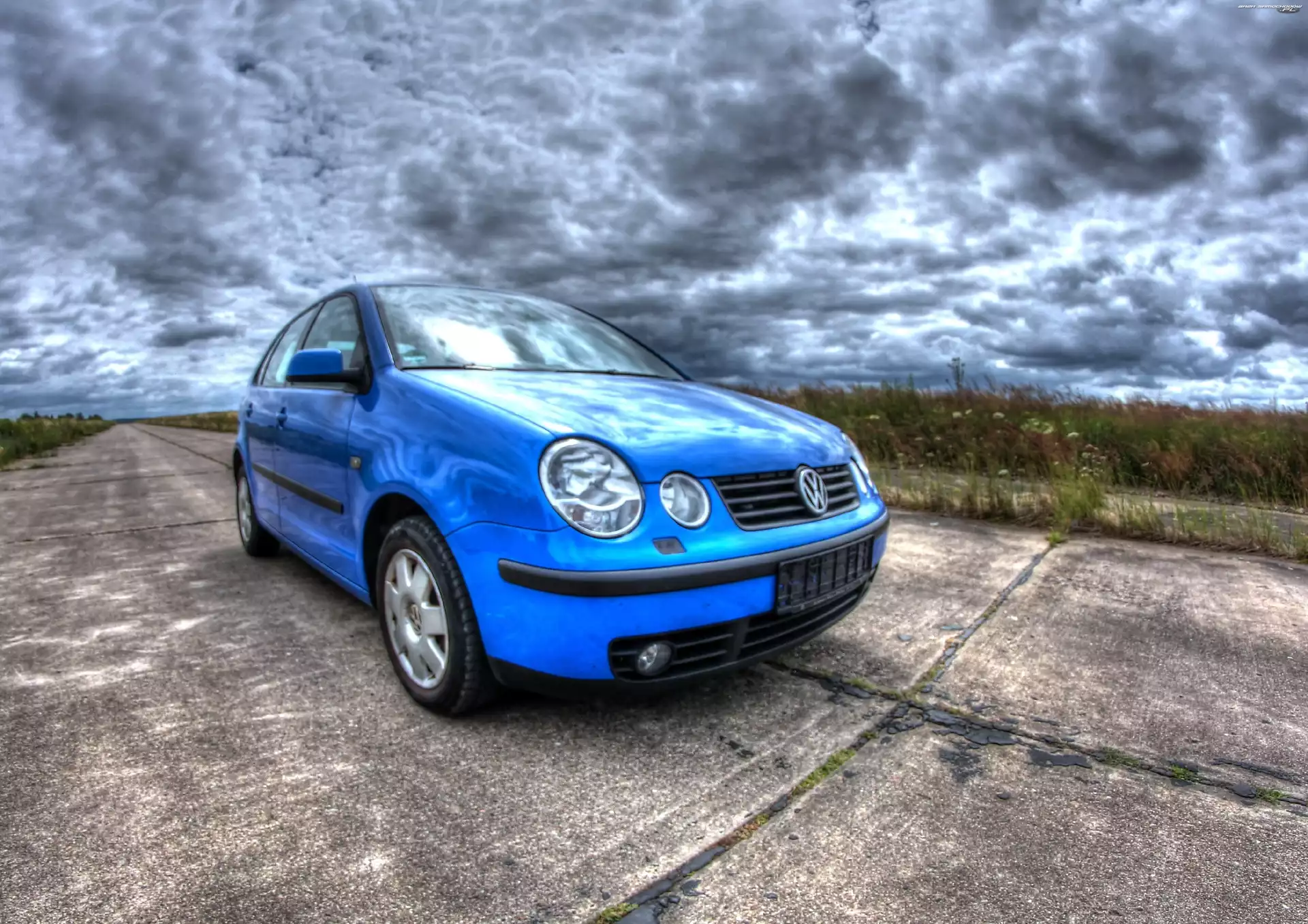 Polo, Niebieski, Volkswagen