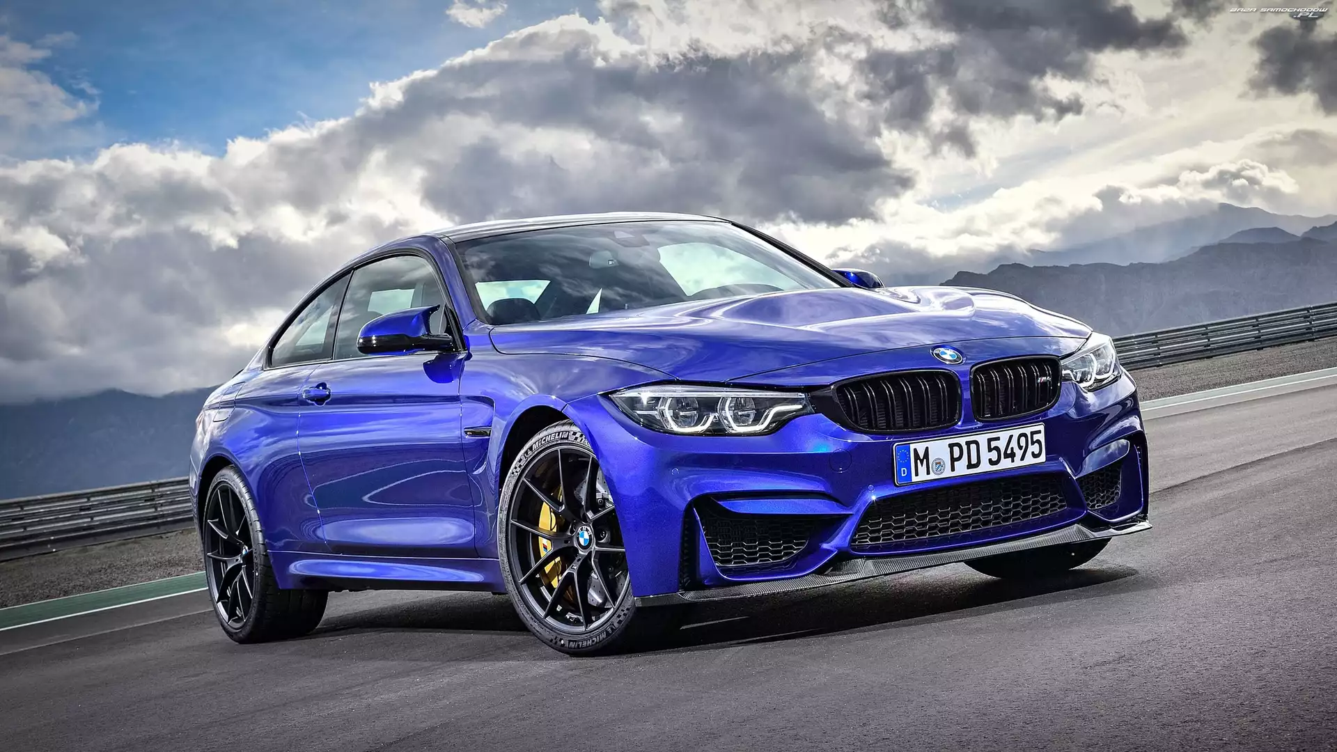 2017, Niebieskie, BMW M4 CS Limited Edition