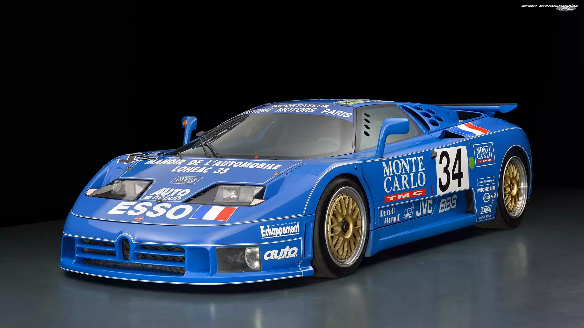 Bugatti EB 110, Niebieskie