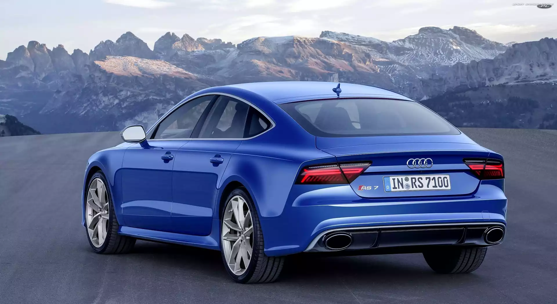RS7, Niebieskie, Audi