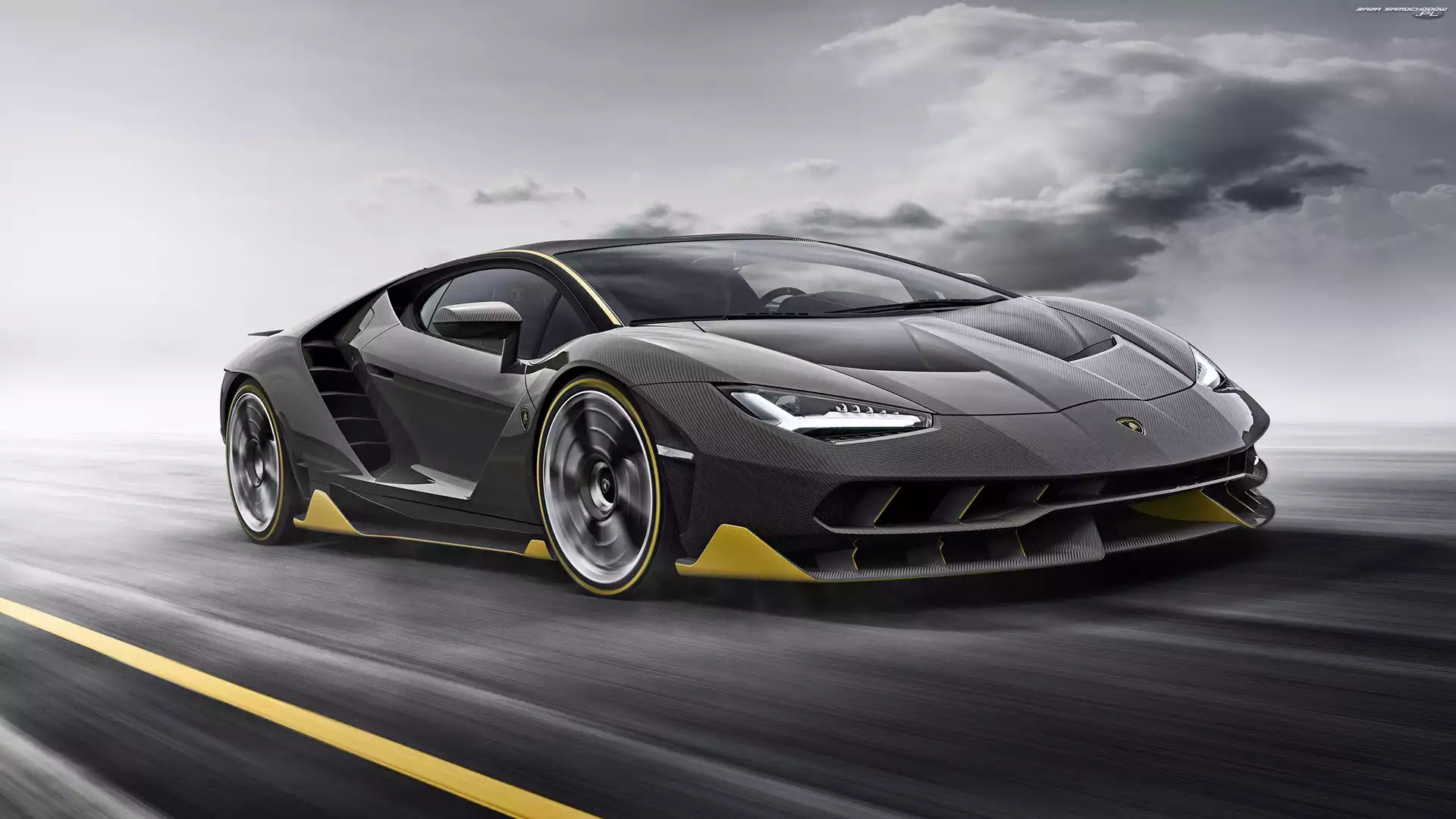 Niebo, Lamborghini Centenario, Droga