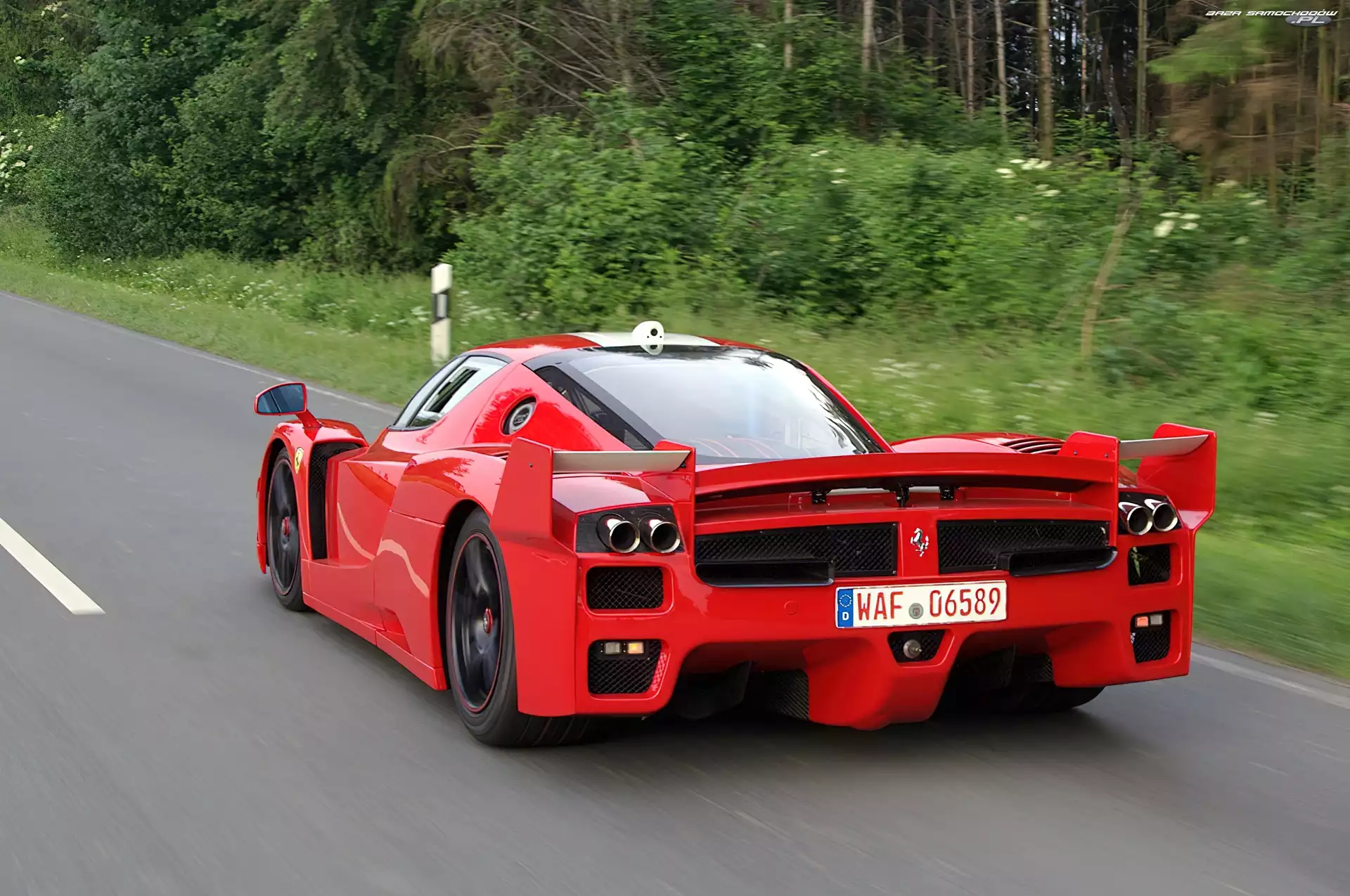 Niemcy, Ferrari FXX, Trasa