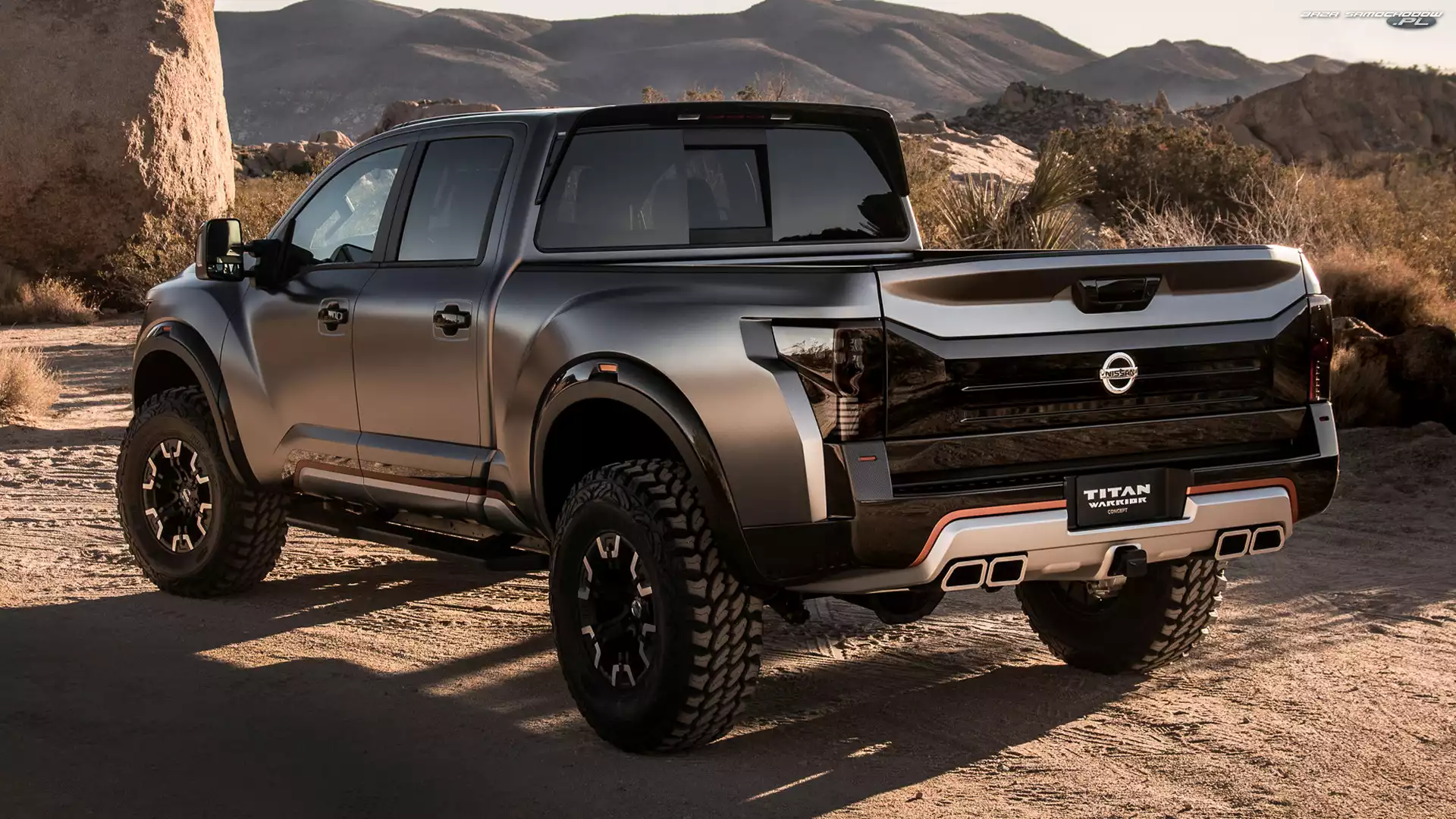 Nissan Titan Warrior, Tył