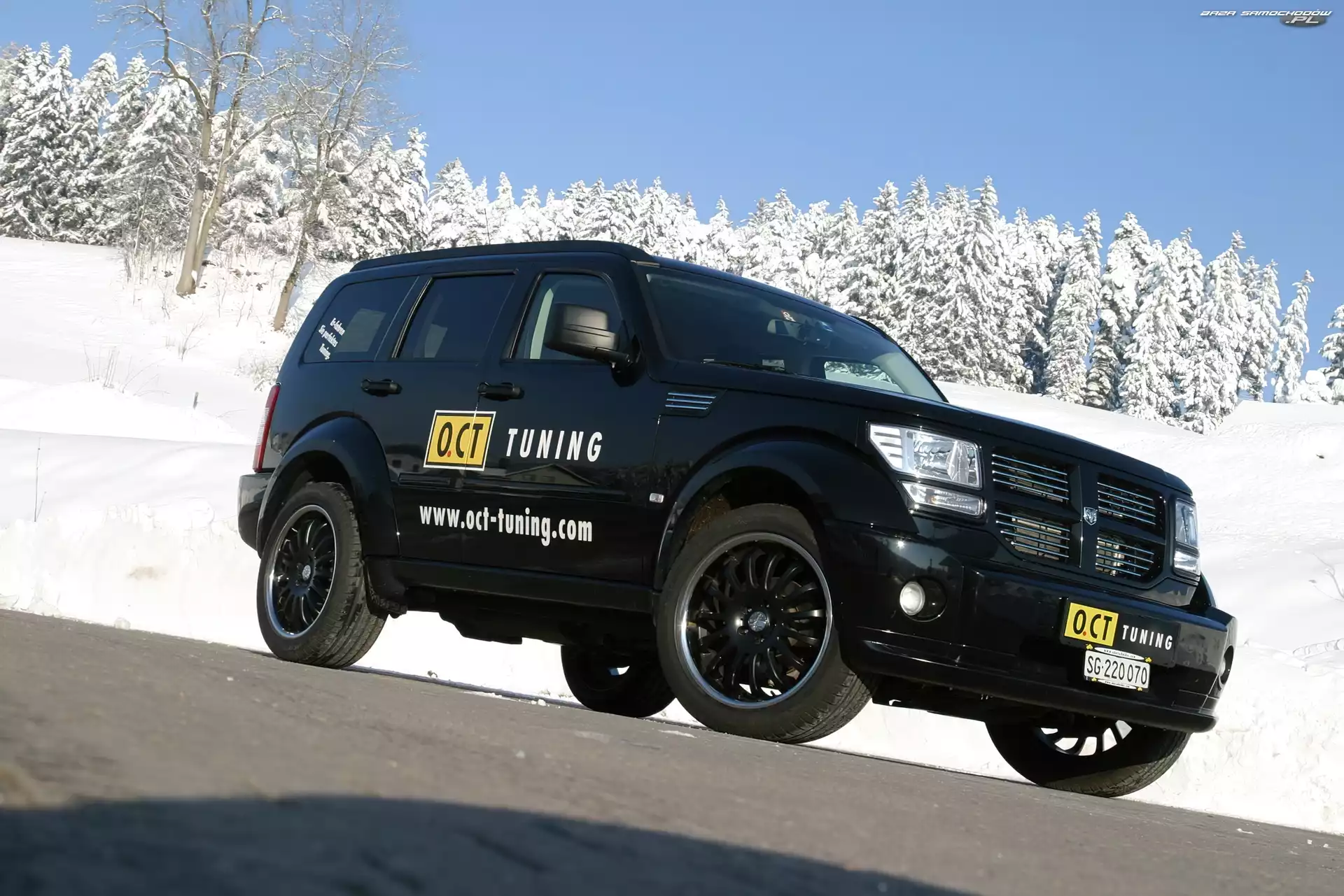 Śnieg, Dodge Nitro, Zima