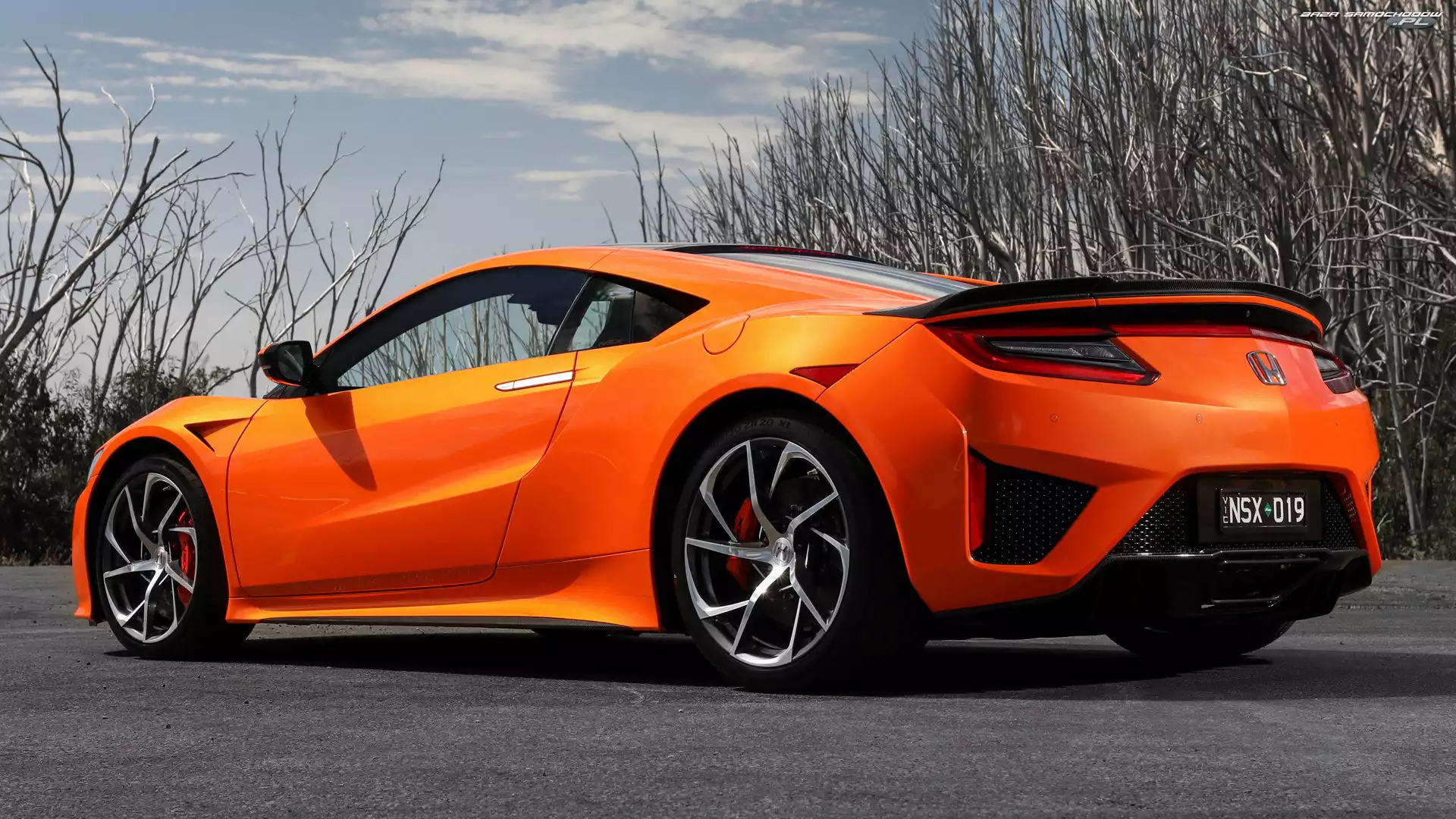 Honda NSX, Tył