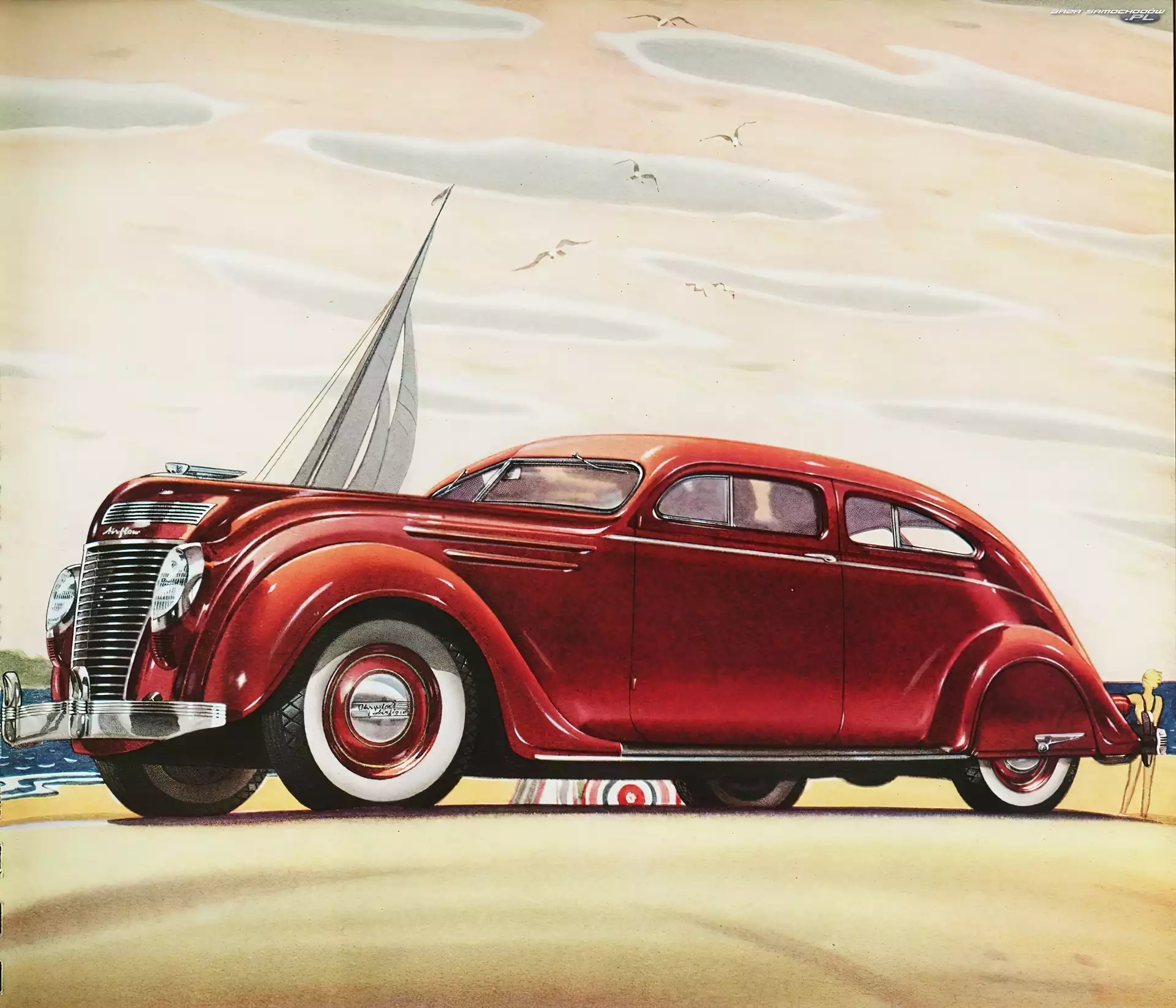 Obraz, Chrysler Airstream, Rysunek