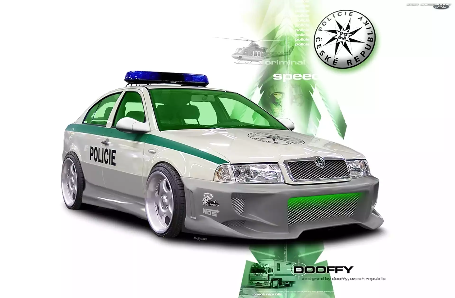 Skoda, Octavia, Tuning, Policja