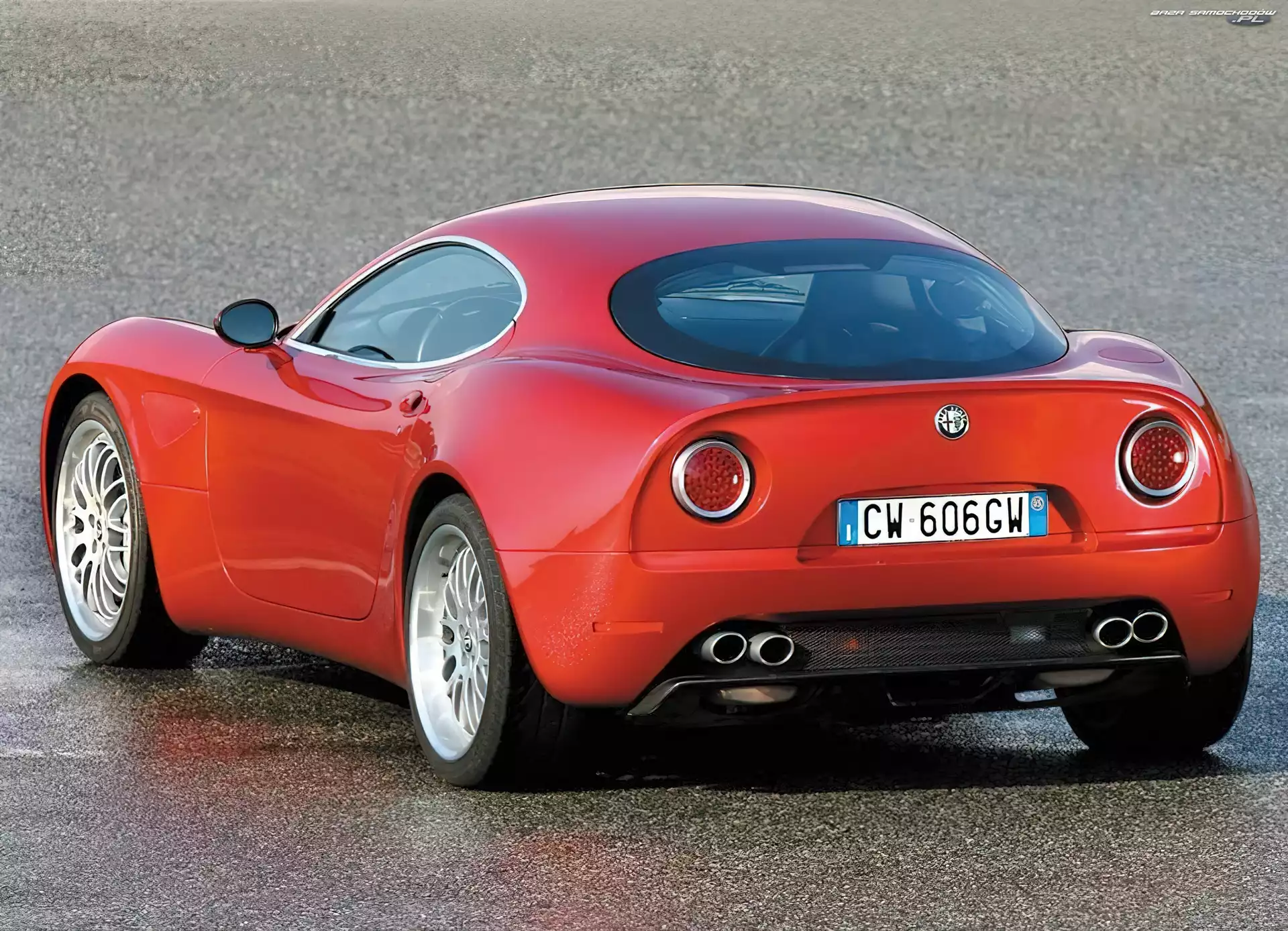 Okrągłe, Tylne, Alfa Romeo 8C, Lampy