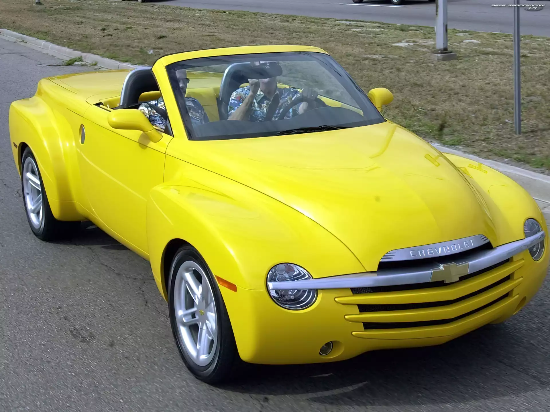 Chevrolet, Żółty, Pickup