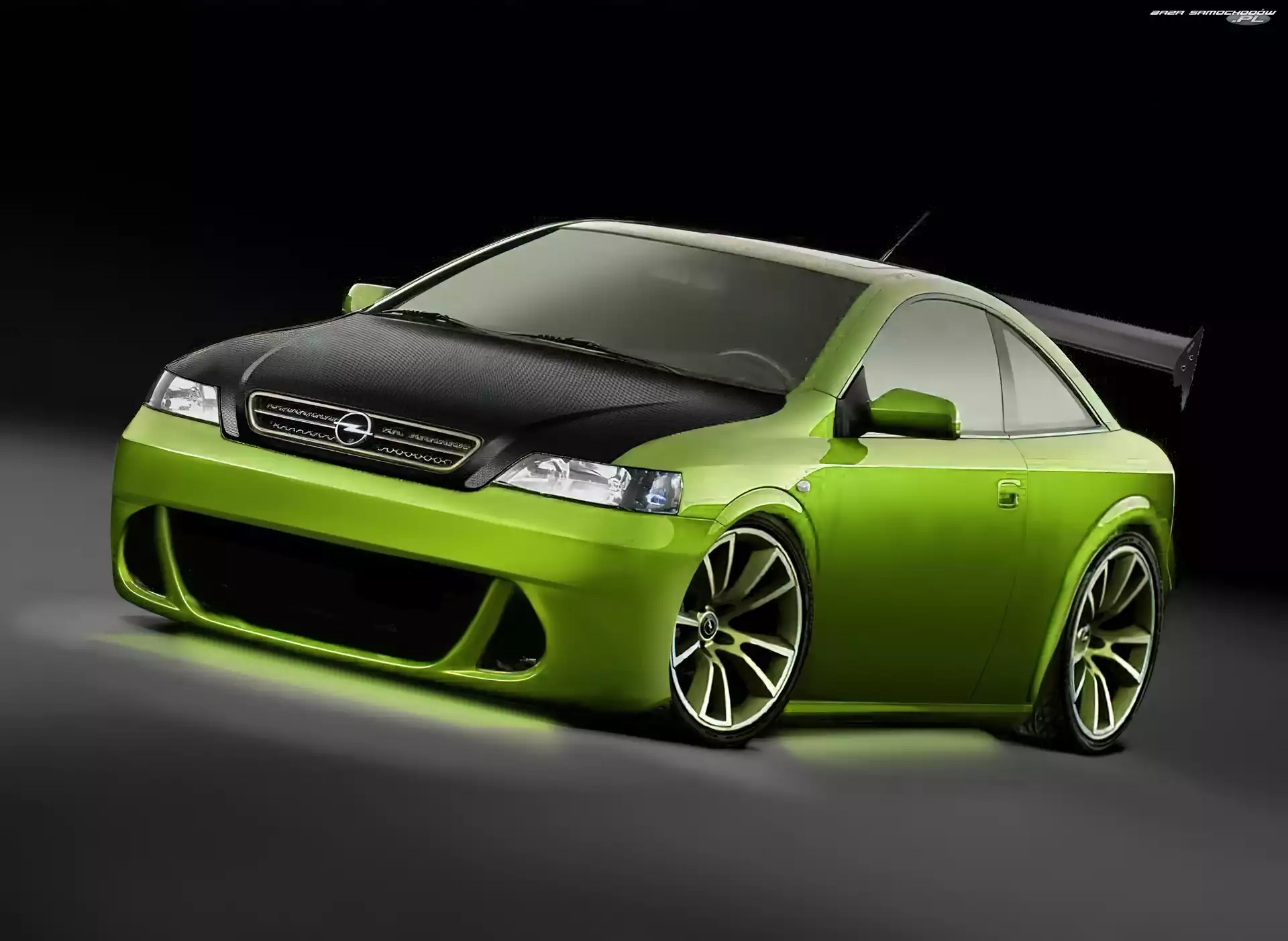 Spojler, Opel Astra Coupe Bertone