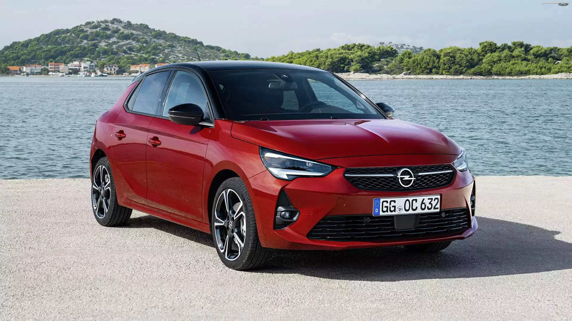 Opel Corsa, Wzgórza, Czerwony, 2020