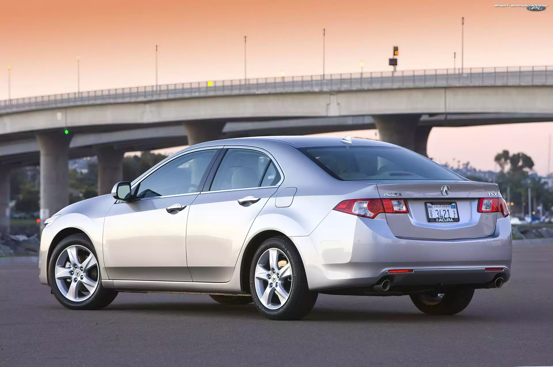 Acura TSX, Opony, California, Michelin