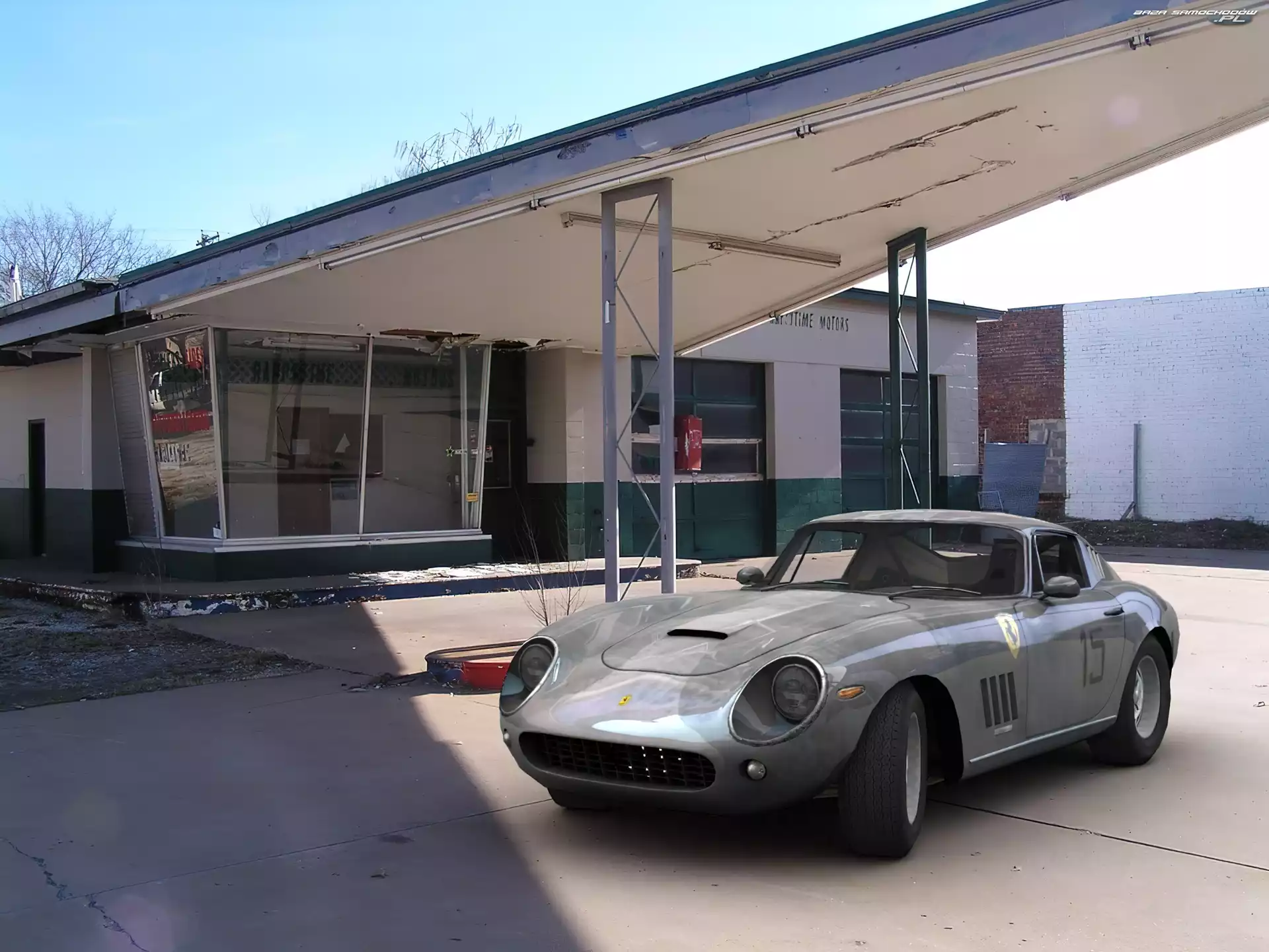 Ferrari 275, Opuszczona, Benzynowa, Stacja