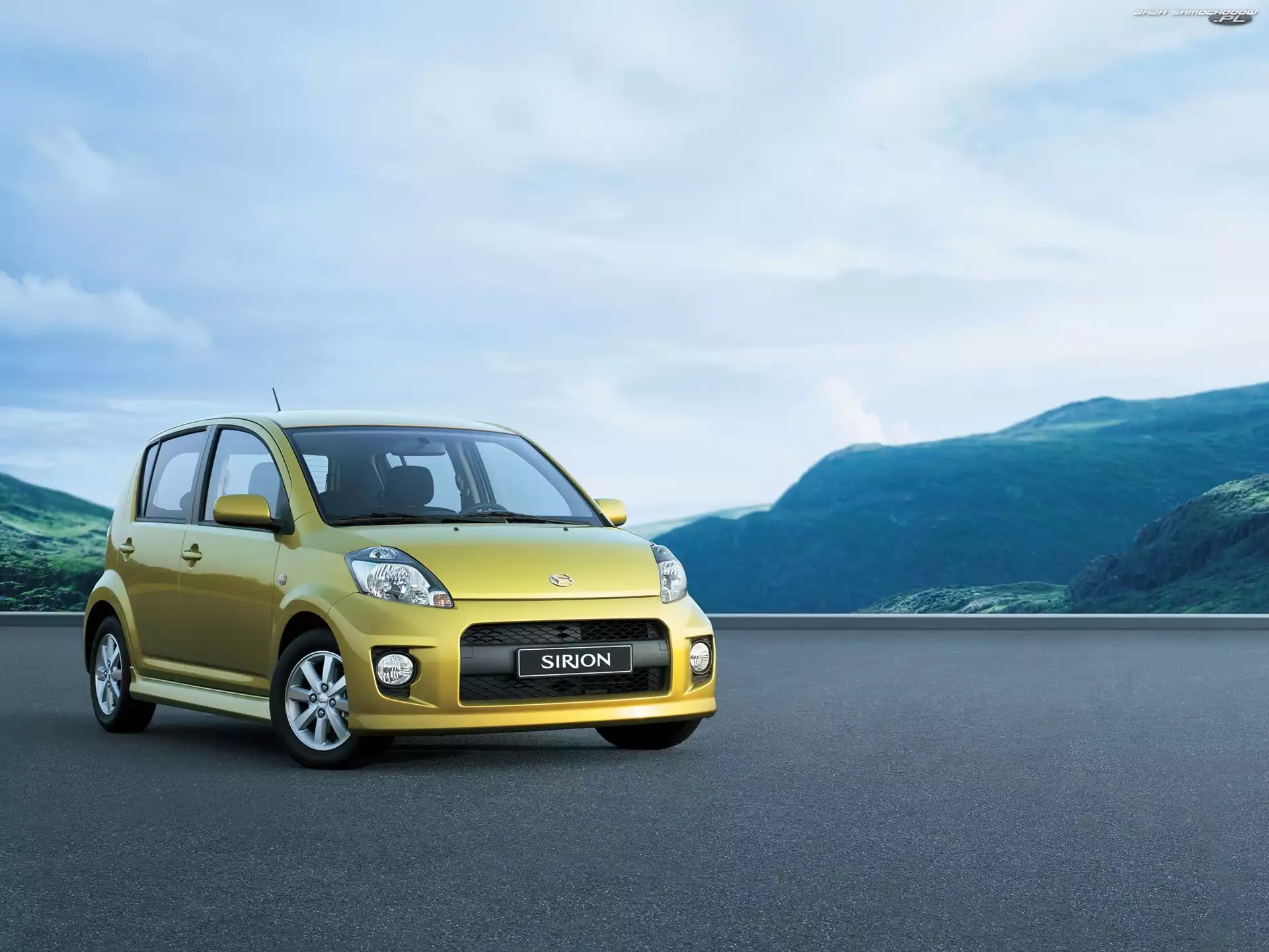 Parking, Daihatsu Sirion, Reflektory