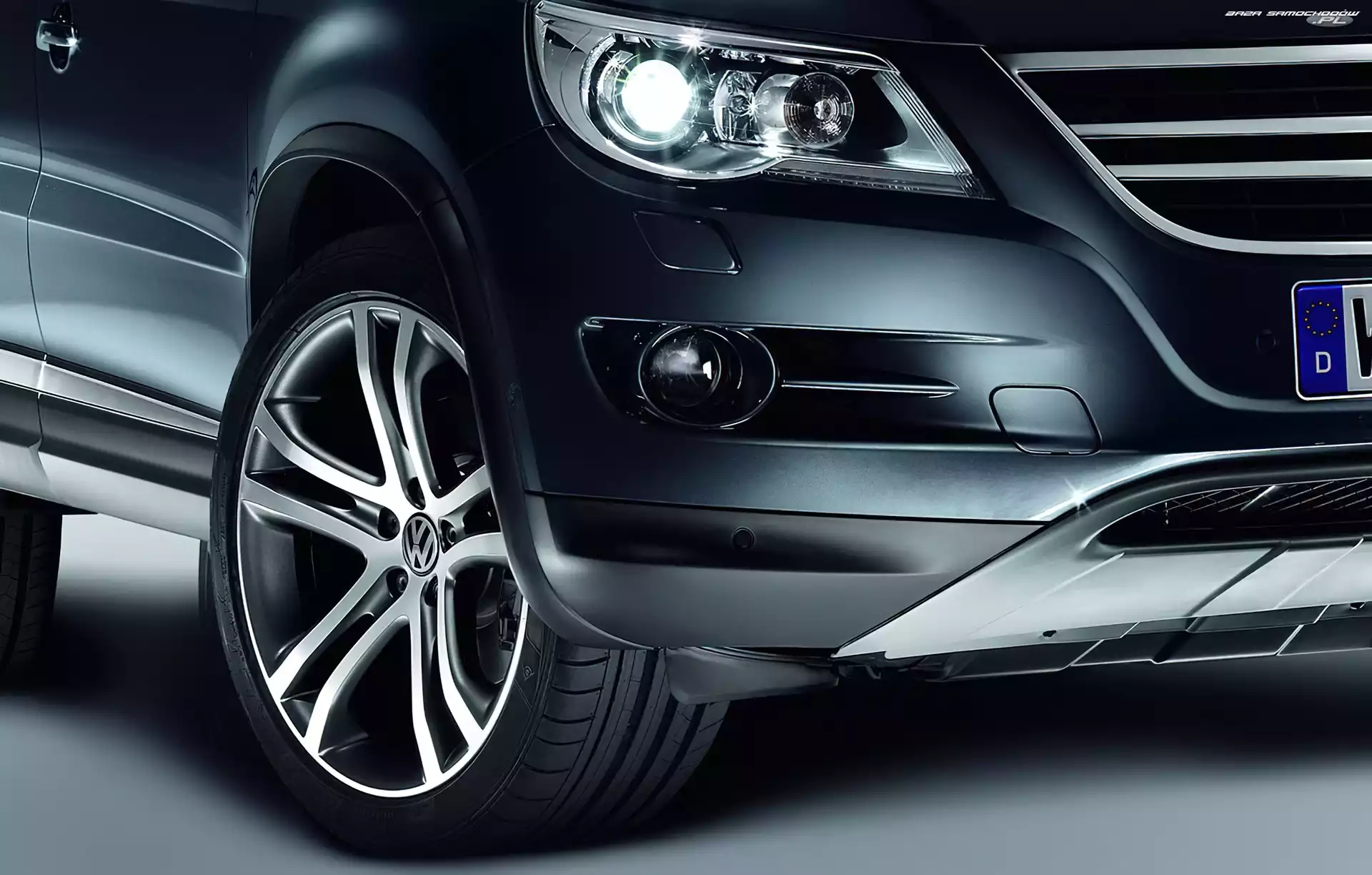 Parkowania, Volkswagen Tiguan, Czujniki