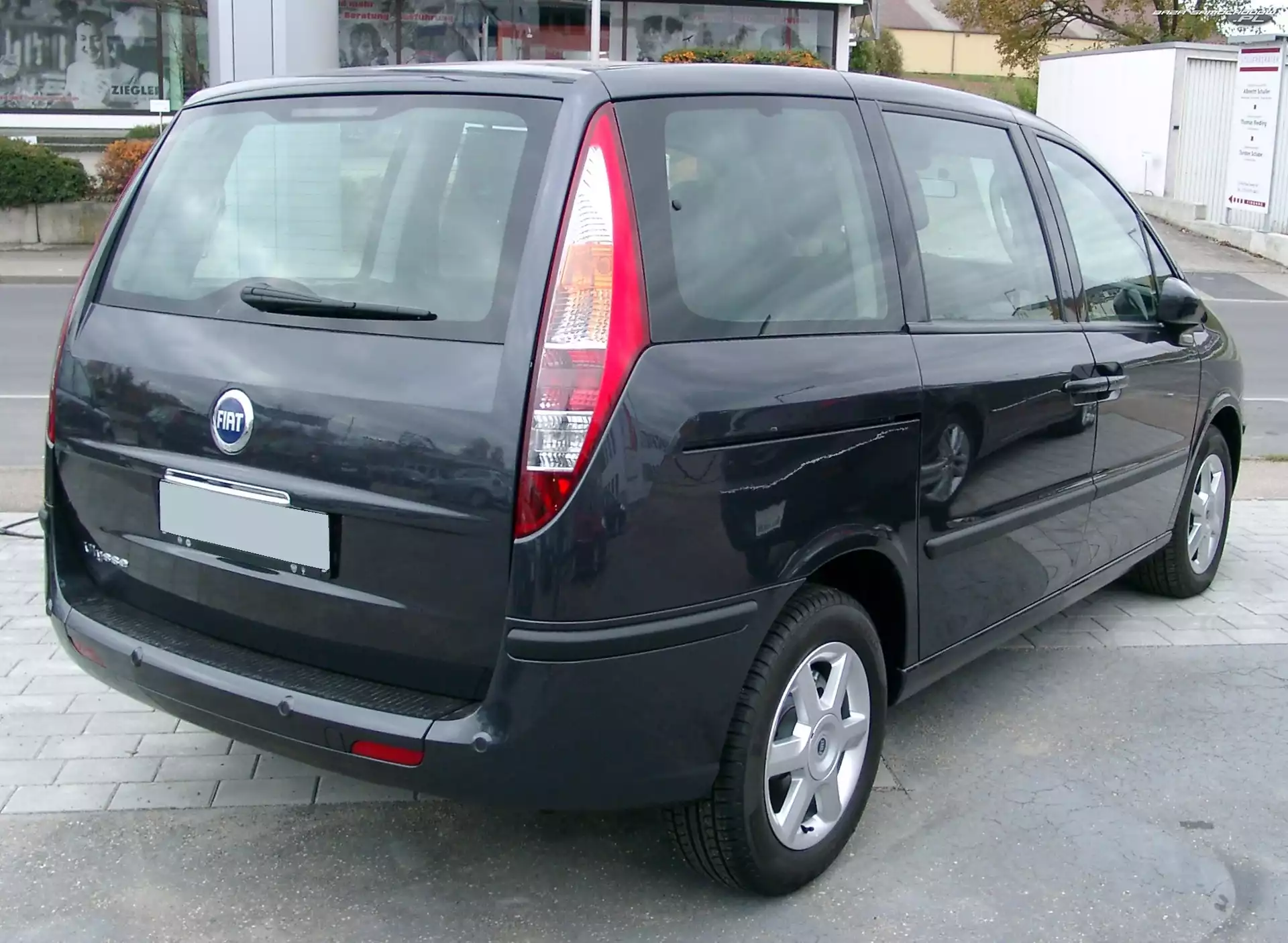 Parkowania, Fiat Ulysse, Czujniki