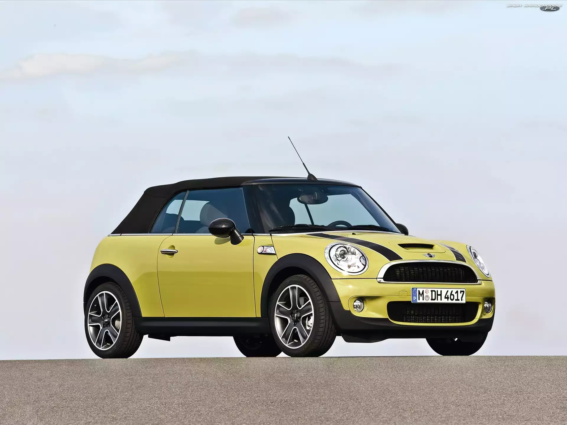 Pasy, Mini Cooper Cabrio, Czarne