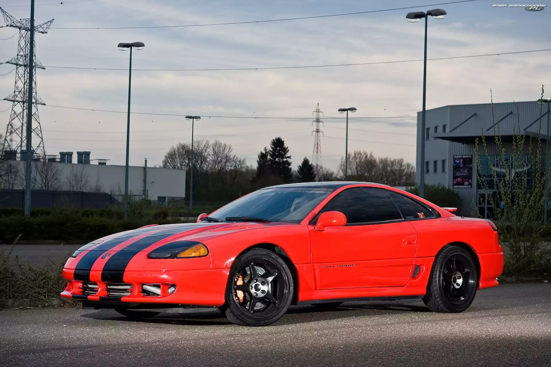 Pasy, Dodge Stealth, Czarne