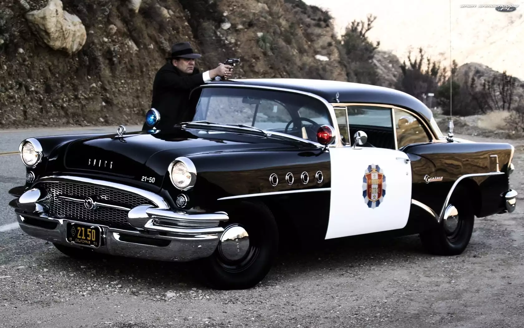 Policyjny, Policjant, Zabytkowy, Buick