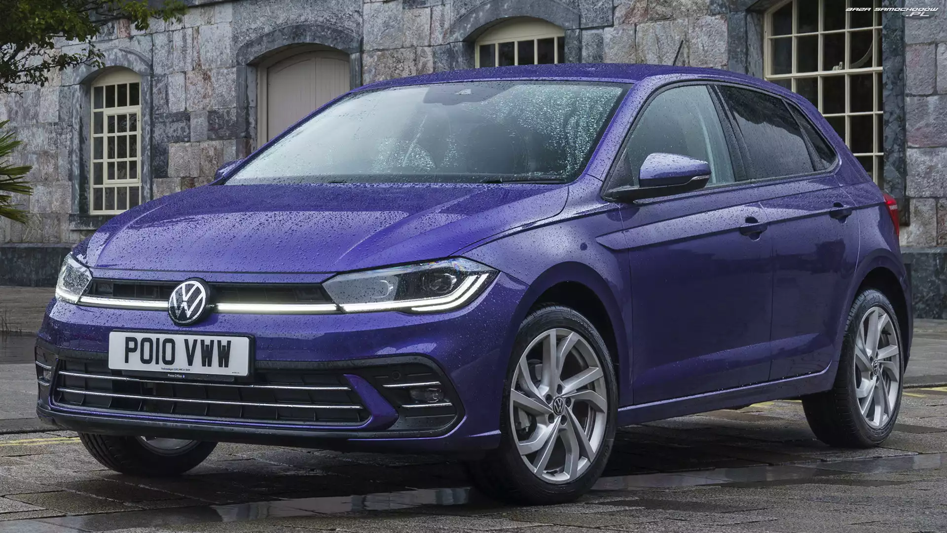 2021, Niebieski, Volkswagen Polo