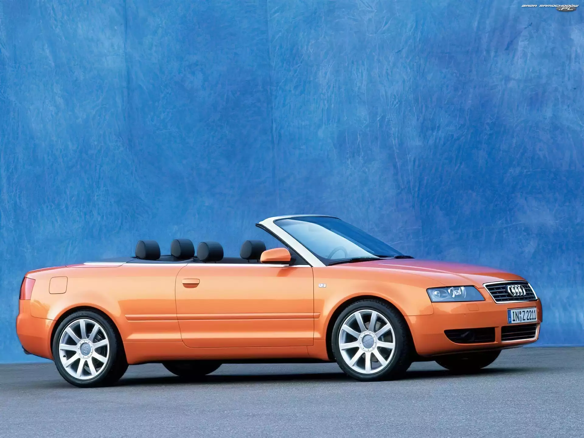 Pomarańczowe, Audi A4, Cabrio