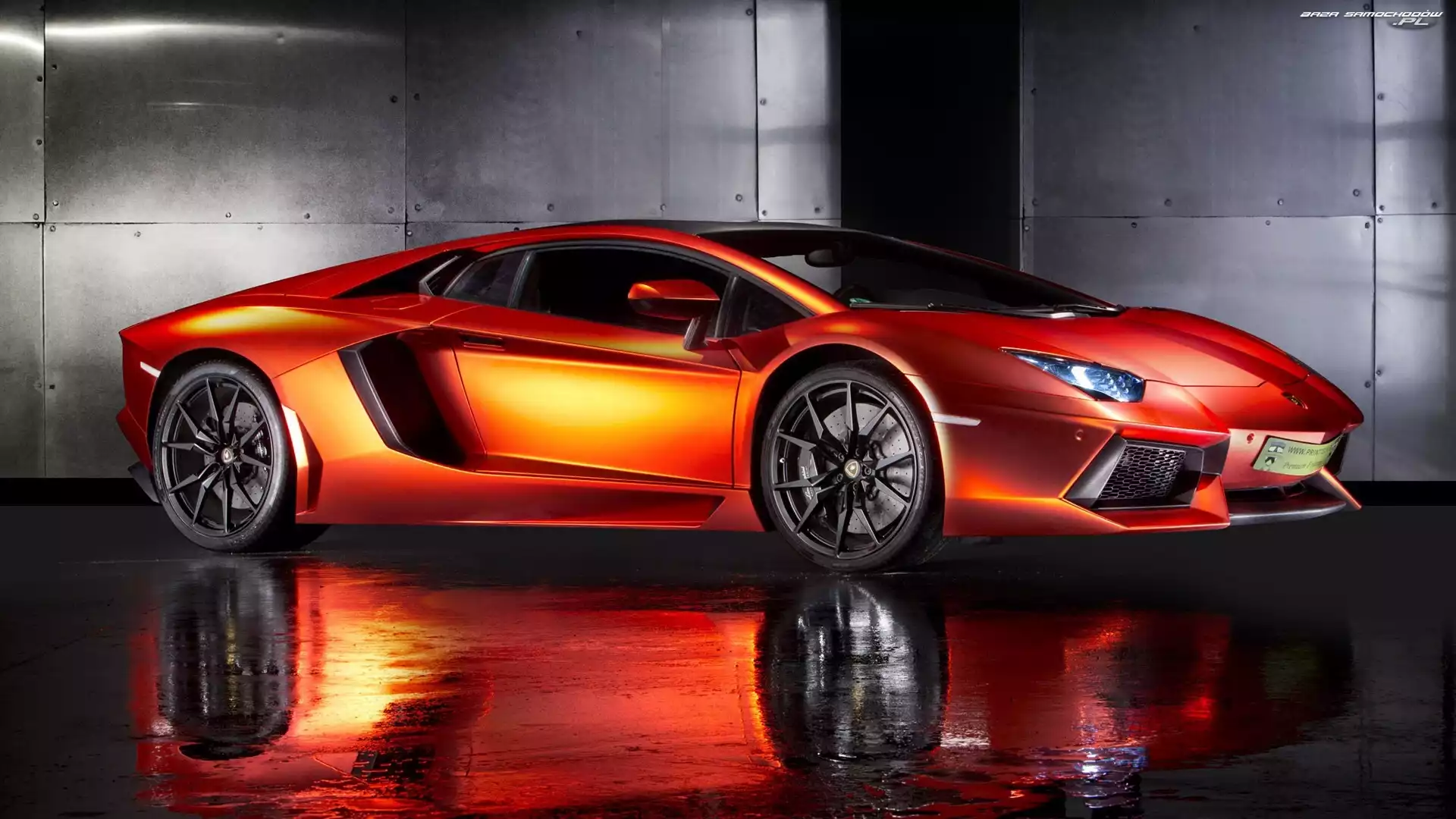 Aventador, Pomarańczowy, Lamborghini