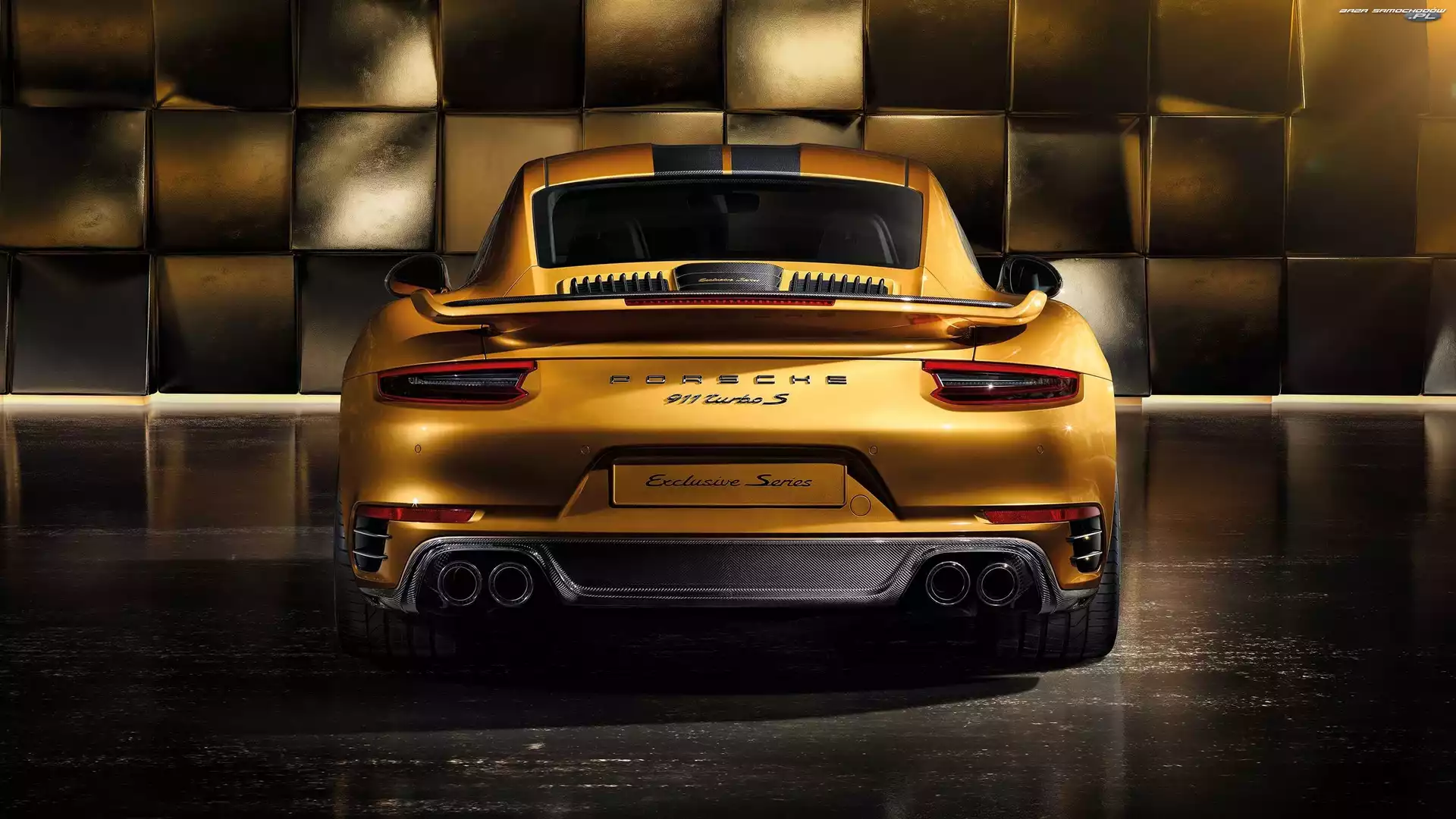 Tył, Porsche 911 Turbo S Exclusive Series, 2018