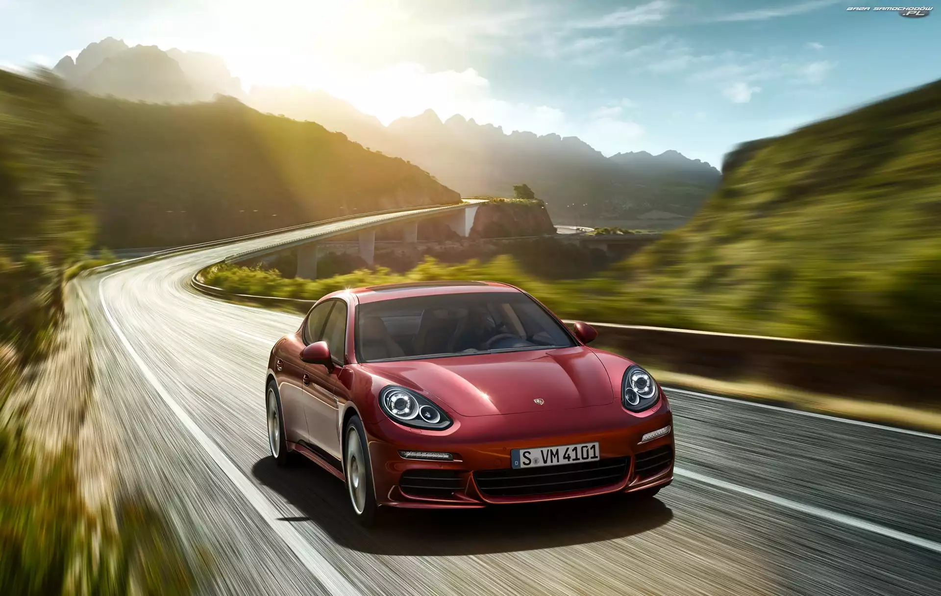 Droga, Porsche Panamera S E-Hybrid, 2014