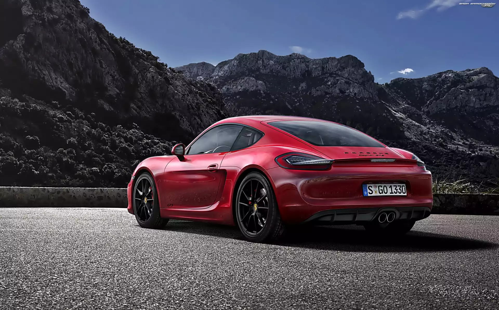 Góry, Porsche, Cayman