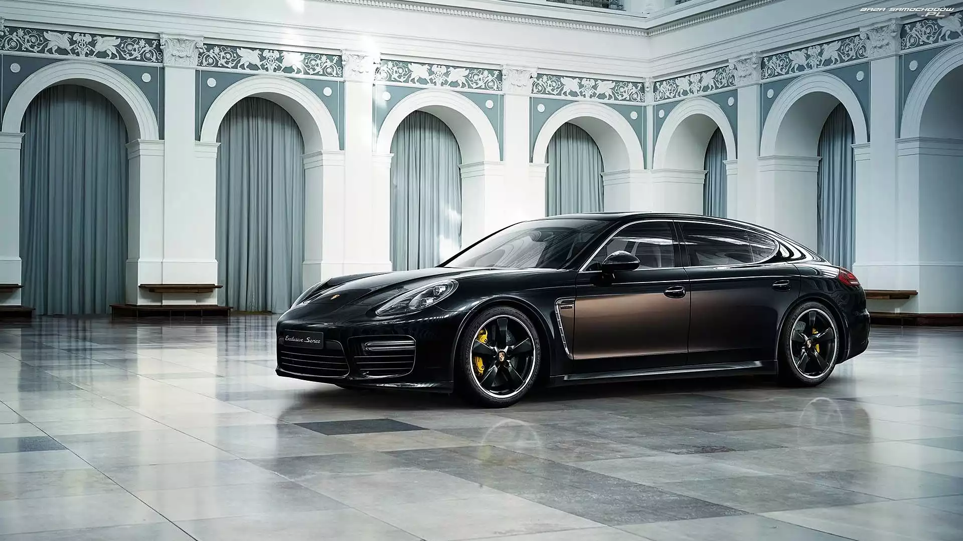 Porsche Panamera, Wnętrze, Samochód