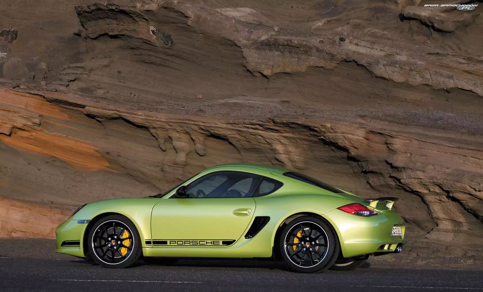 Zielone, Porsche Cayman