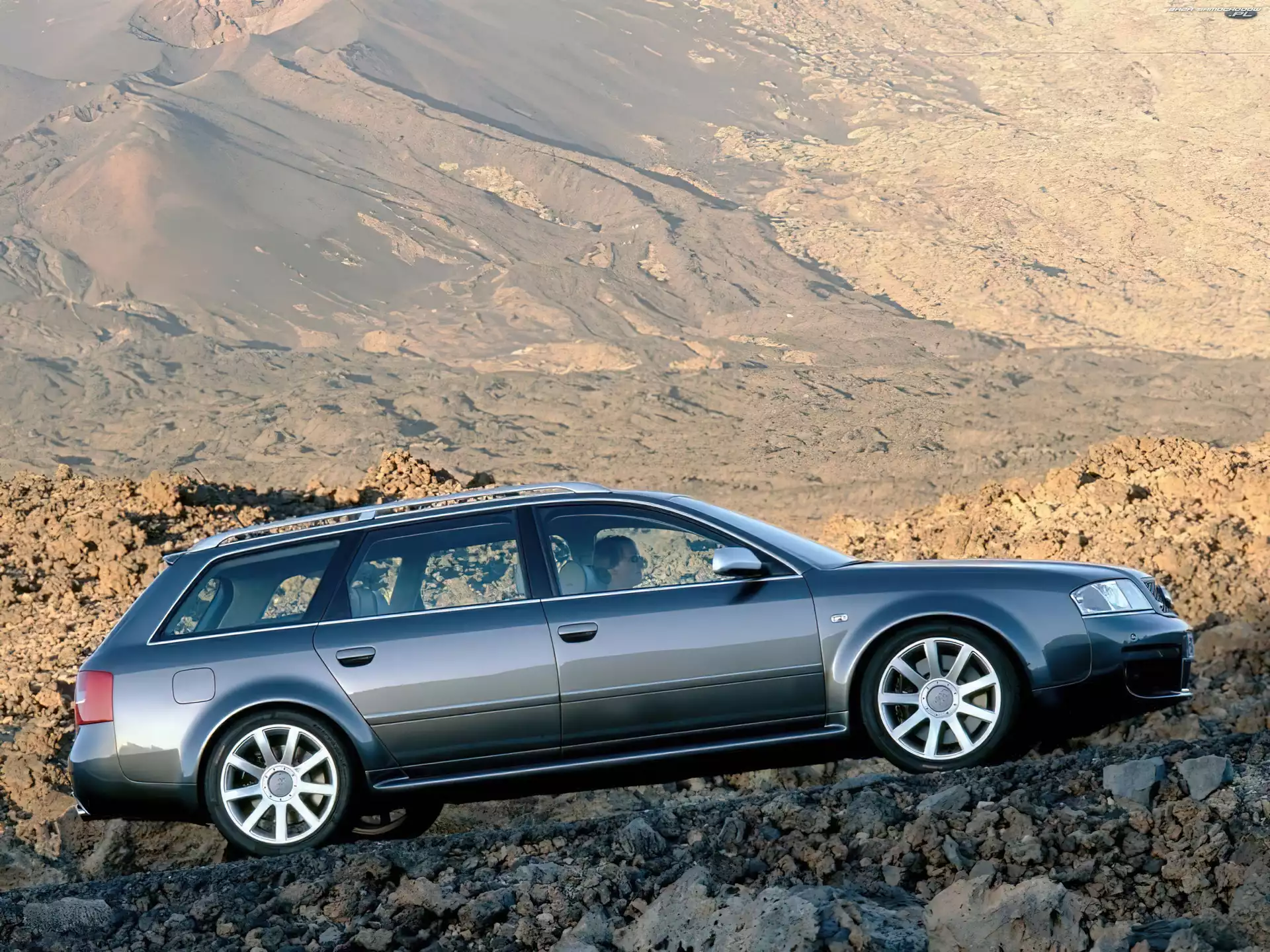 Góry, Prawy Bok, Kombi, Audi S6, Avant