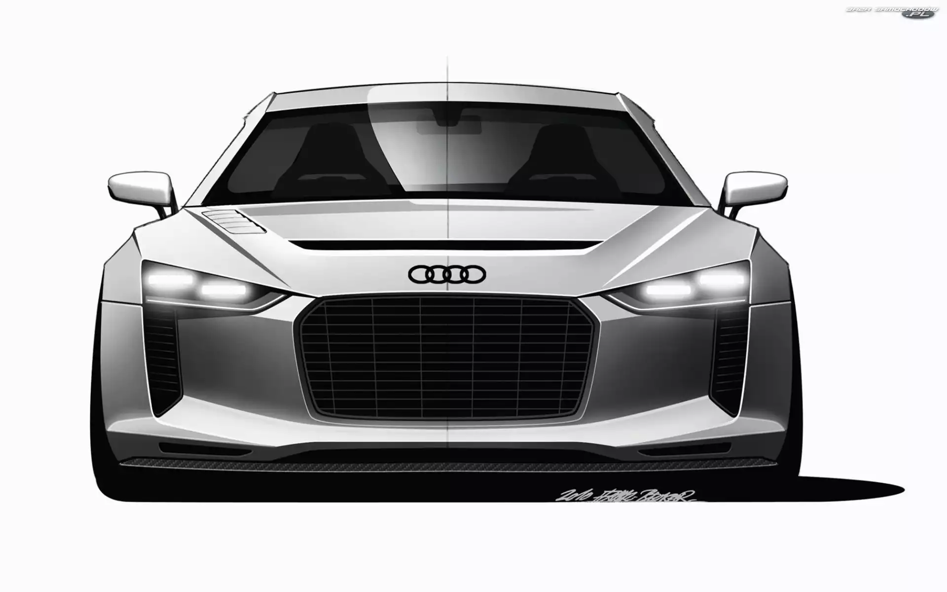 Projekt, Przód, Audi Quattro
