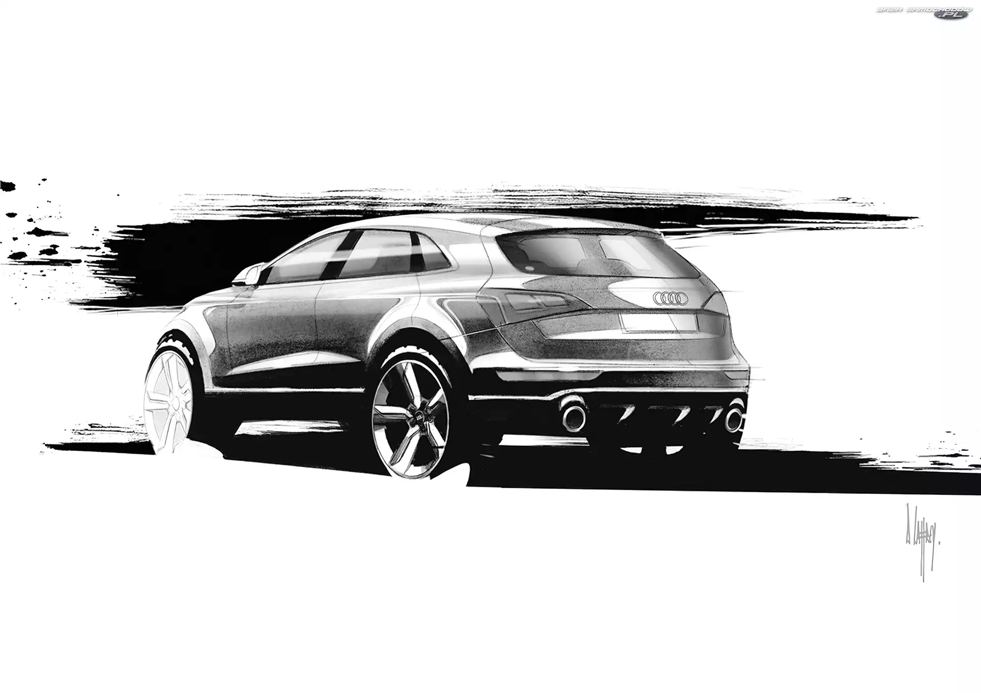 Projekt, Audi Q5, Rysunek