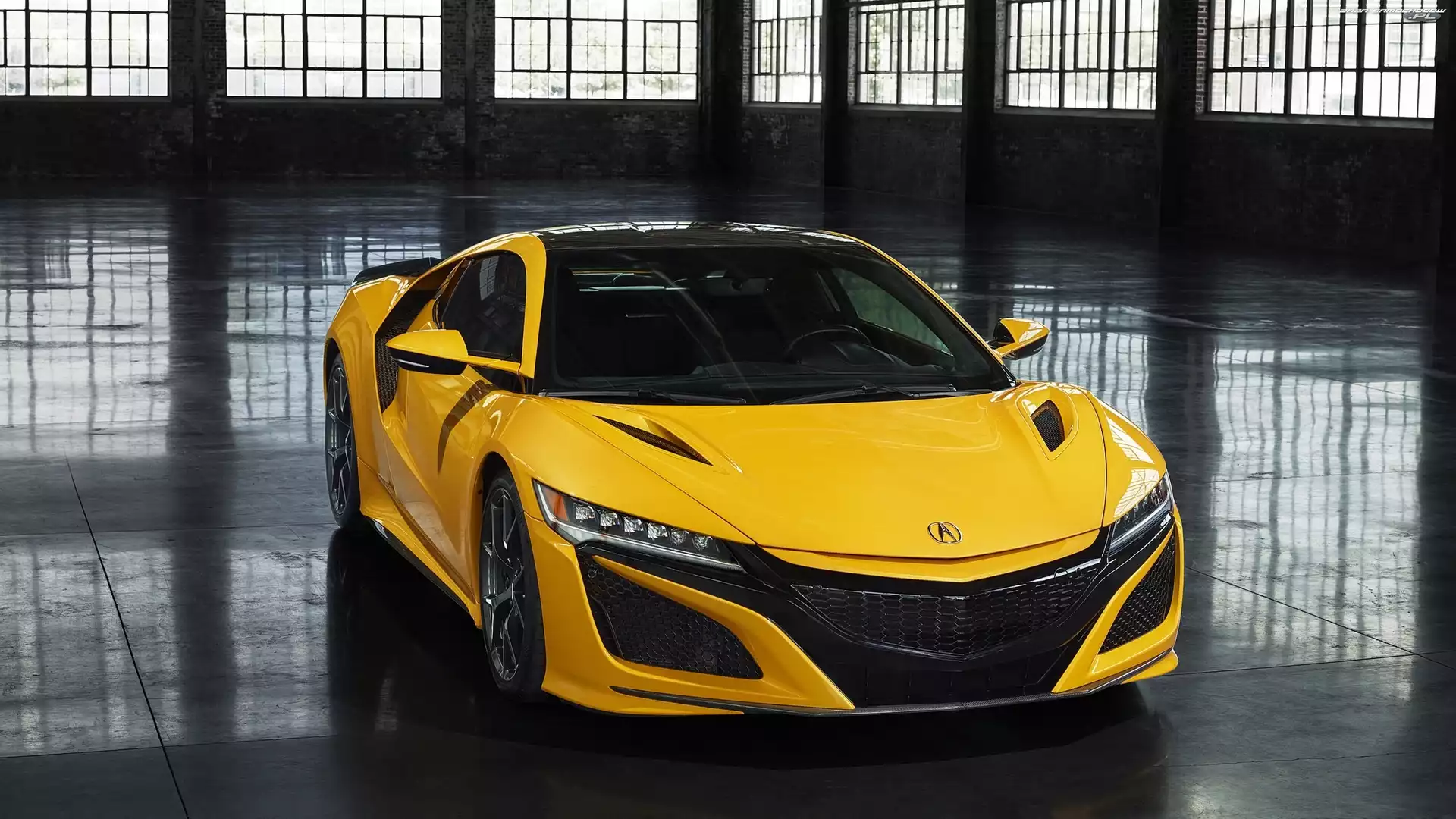 Przód, Żółta, Acura NSX