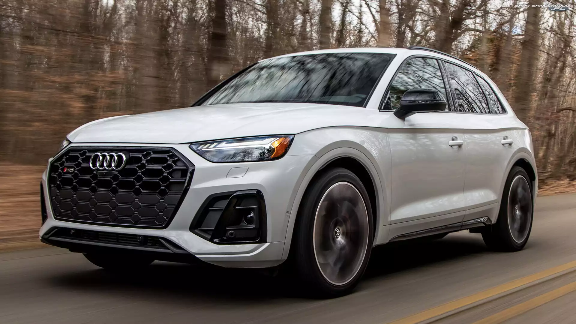 Przód, Białe, Audi SQ5