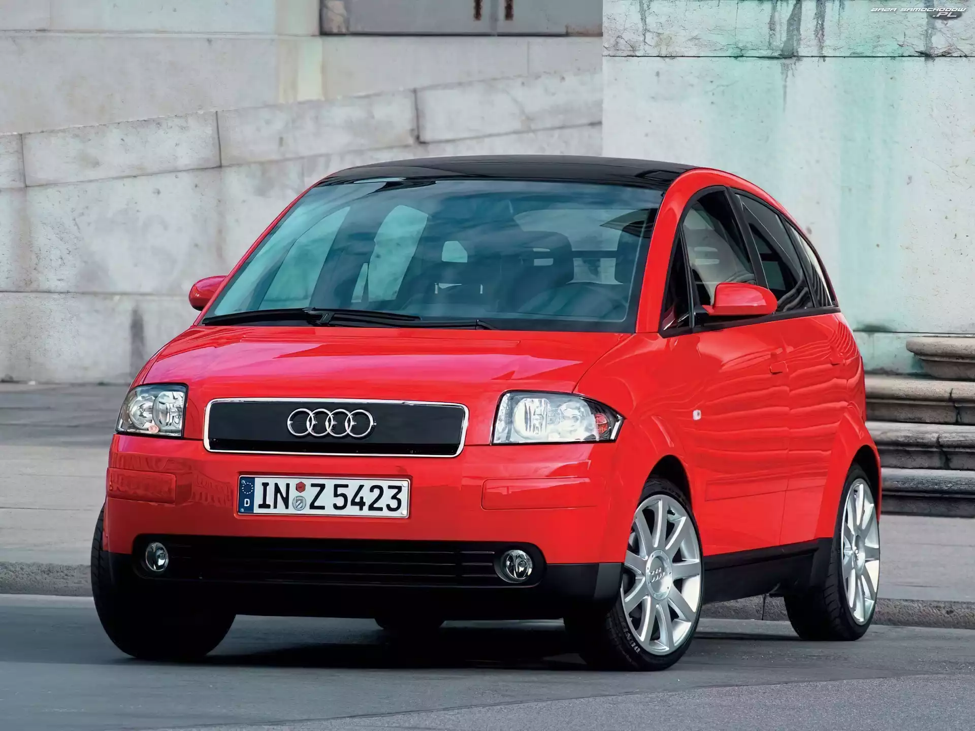 Przód, Czerwone, Audi A2